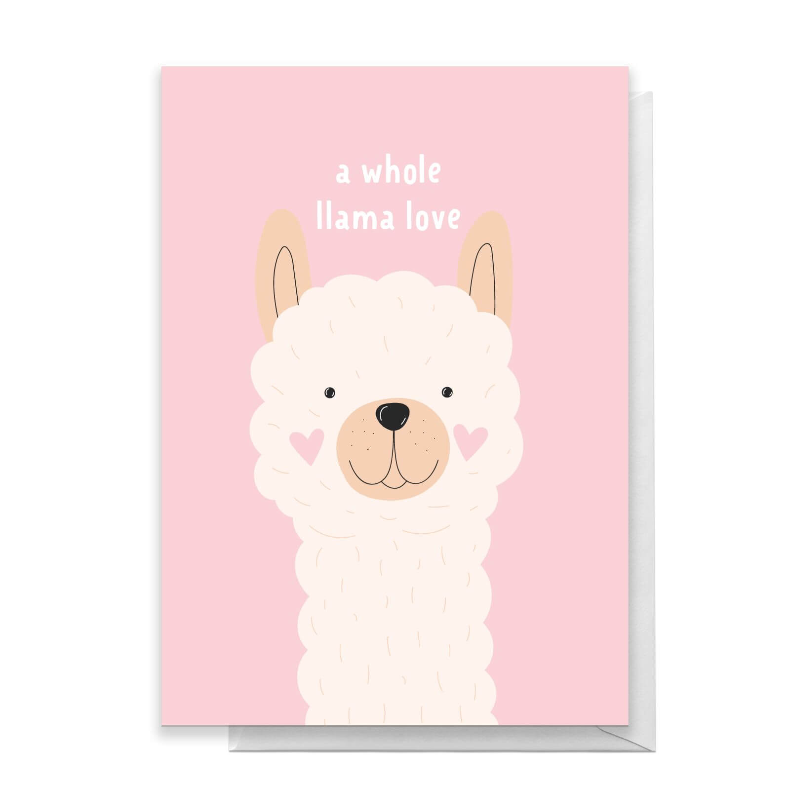 A Whole Llama Love Greetings Card - Standard Card