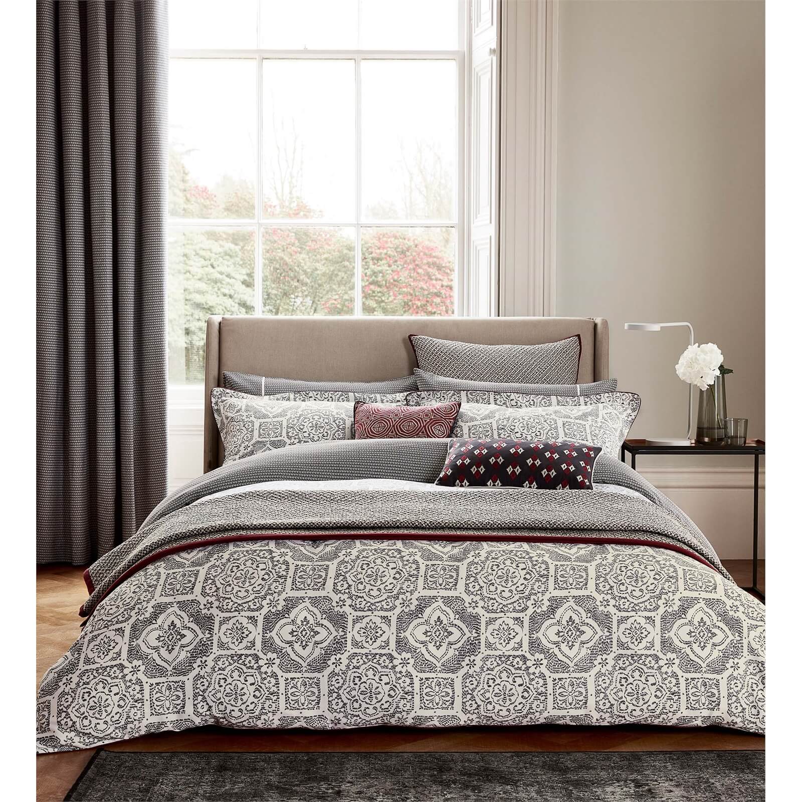 Amaya Duvet Cover - Single - Charcoal