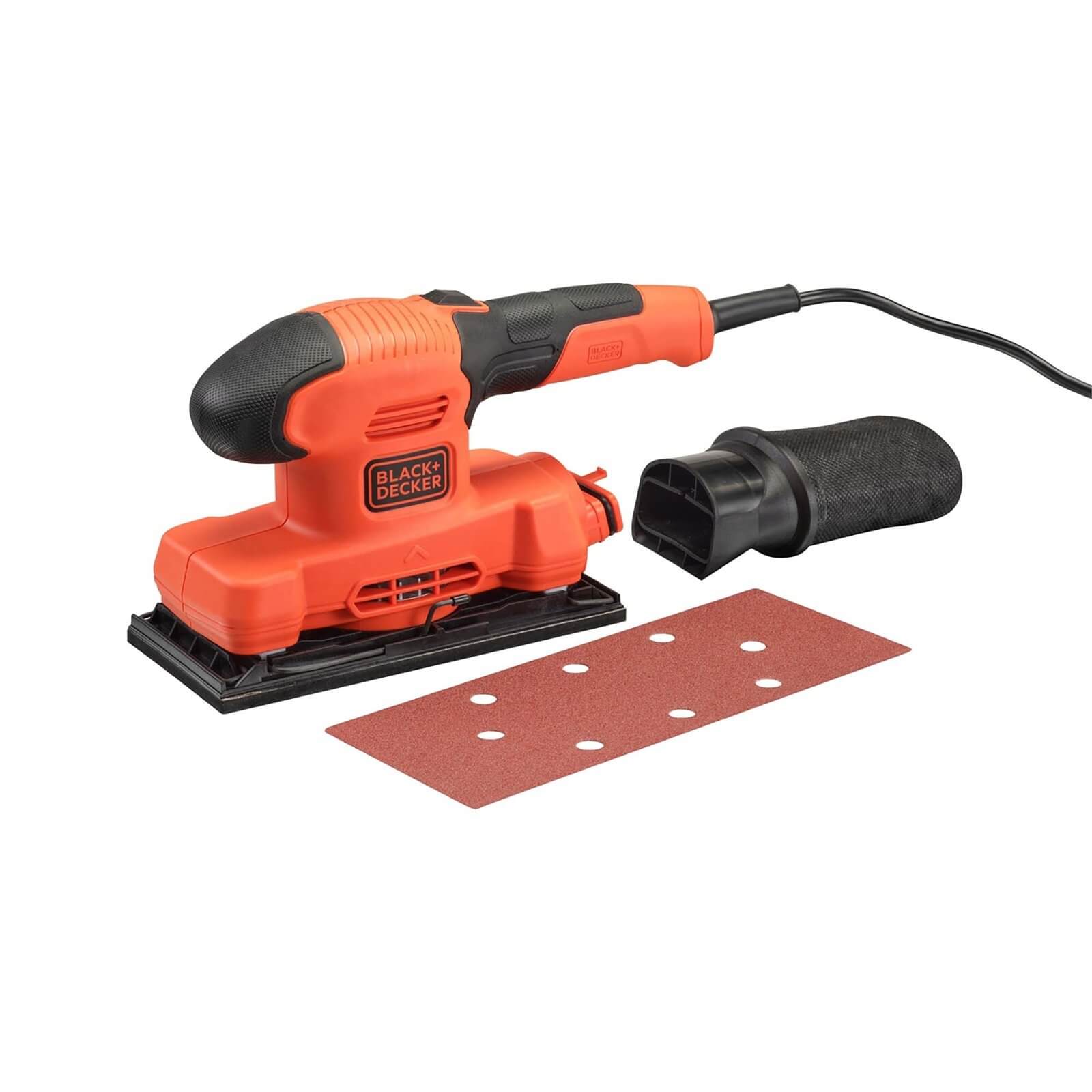 BLACK+DECKER Finishing 1/3 Sheet 150W Corded Sander (BEW220-GB)