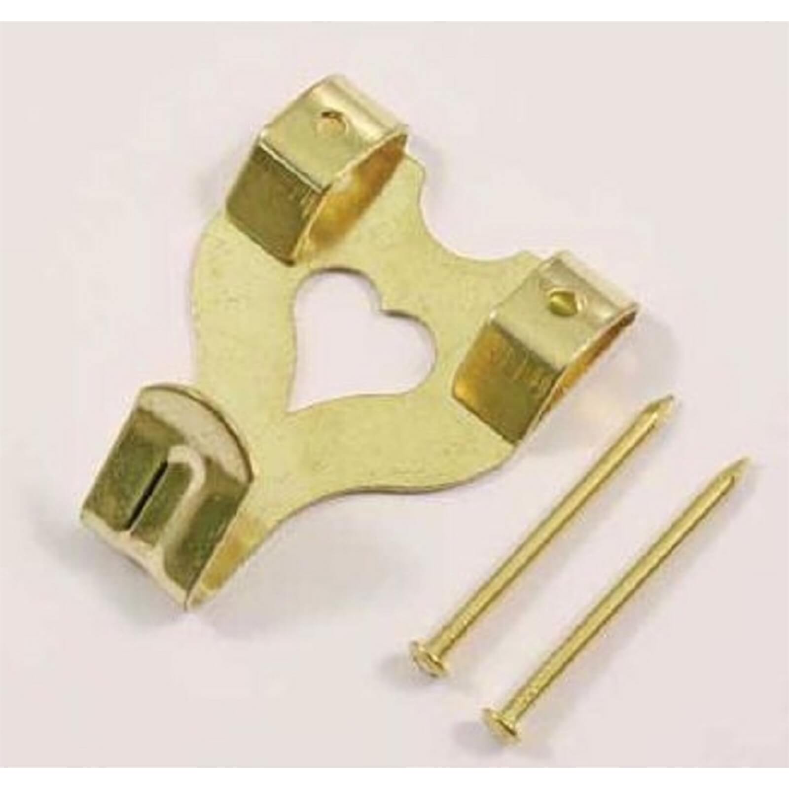 Photo of Large Picture Hook - Brass - 2 Pack