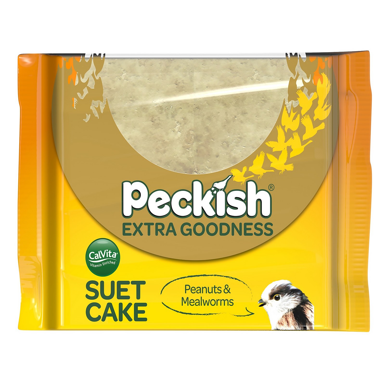 Photo of Peckish Extra Goodness Mealworm Suet Cake - 300g