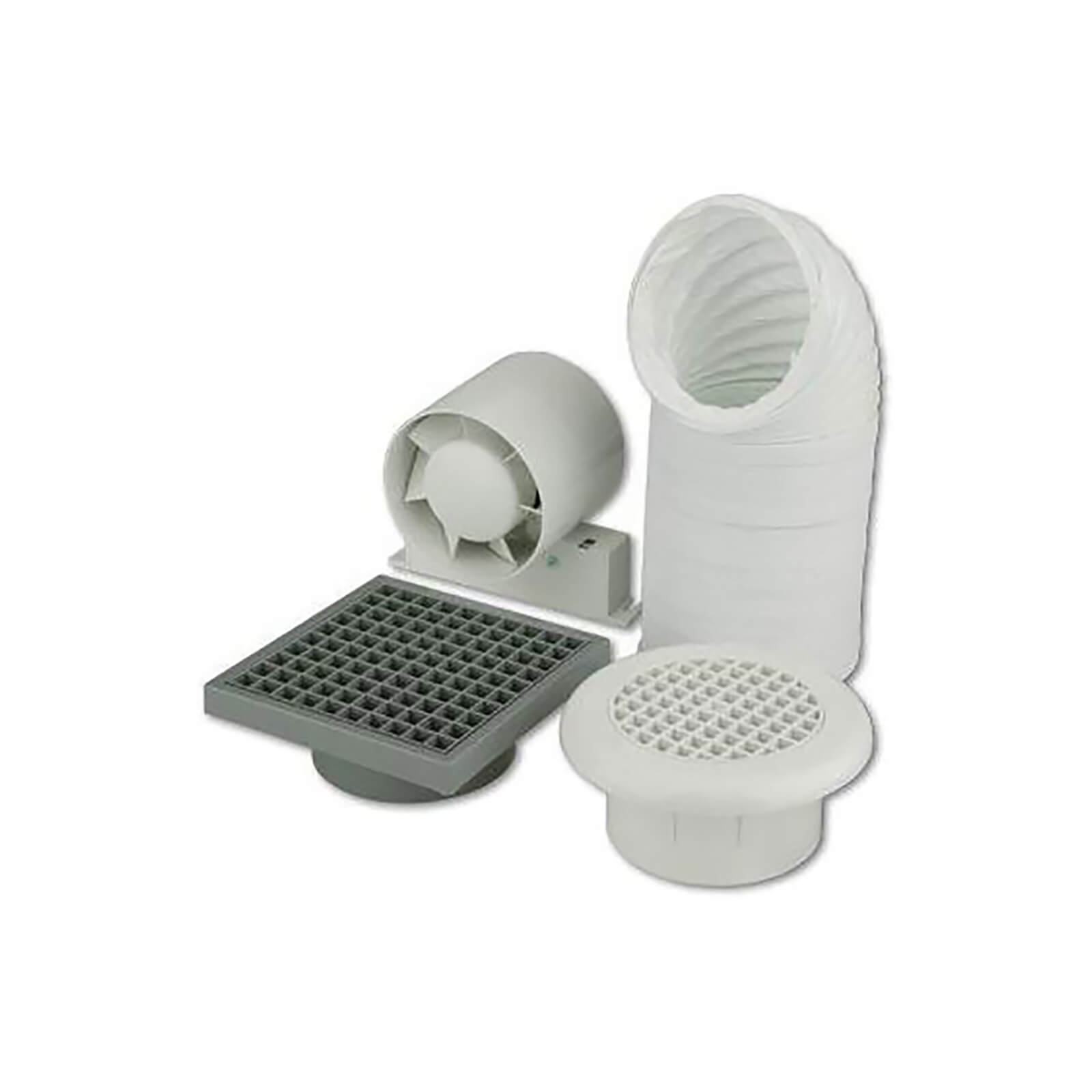 Shower Extractor Fan Kit With Timer