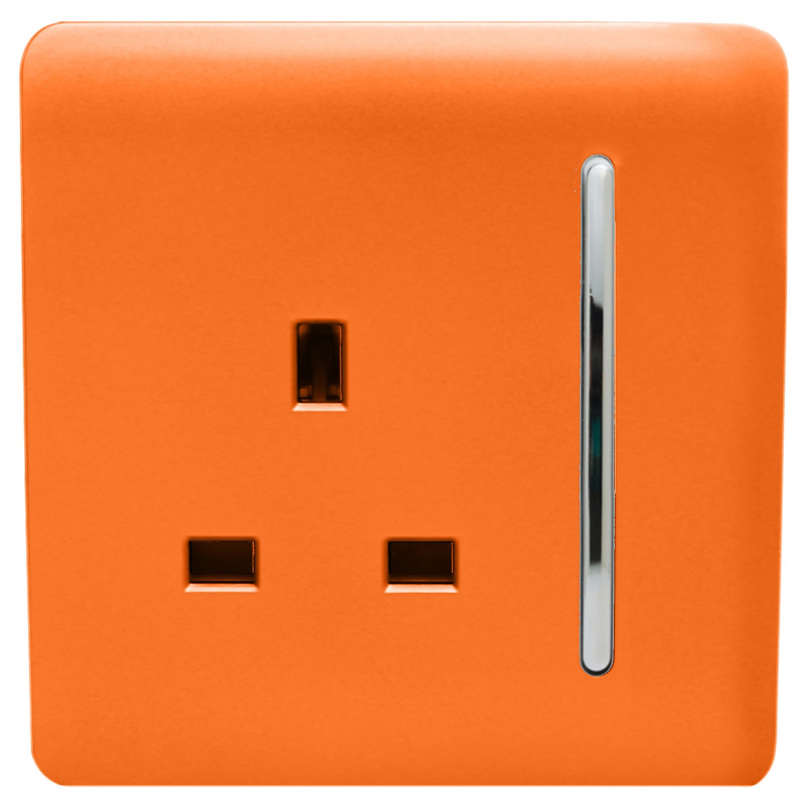 Photo of Trendi Switch 1 Gang 13amp Switched Socket In Orange