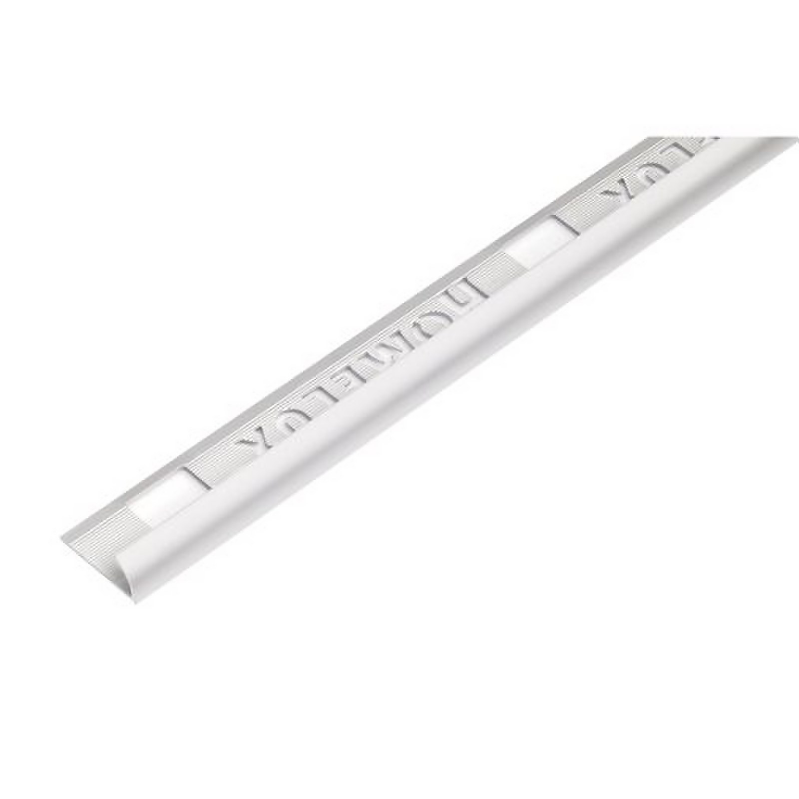 Photo of Homelux 9mm Round Edge Tile Trim - Stainless Steel Effect - 1.83m