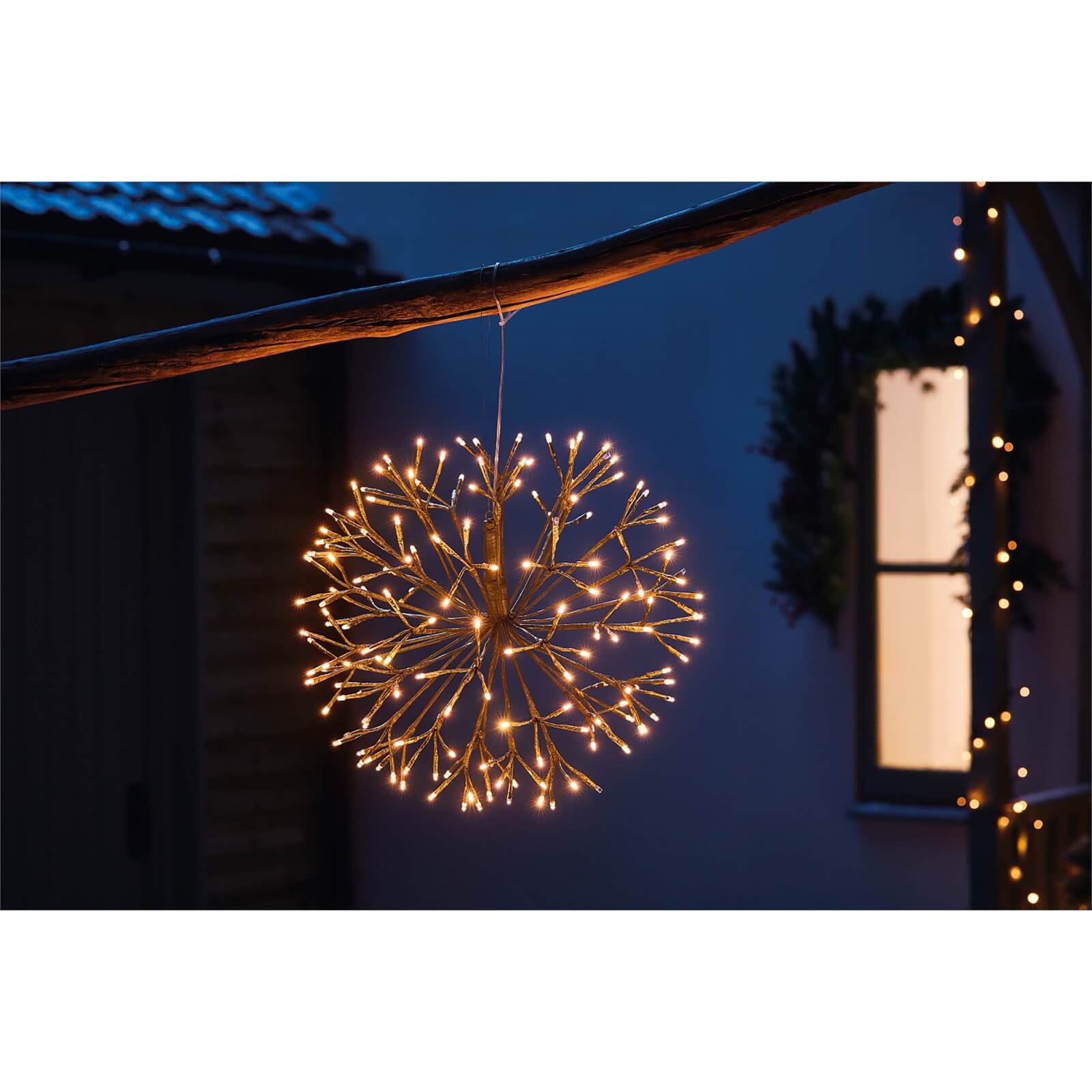 Photo of Champagne North Star Led Christmas Light Decoration - Small
