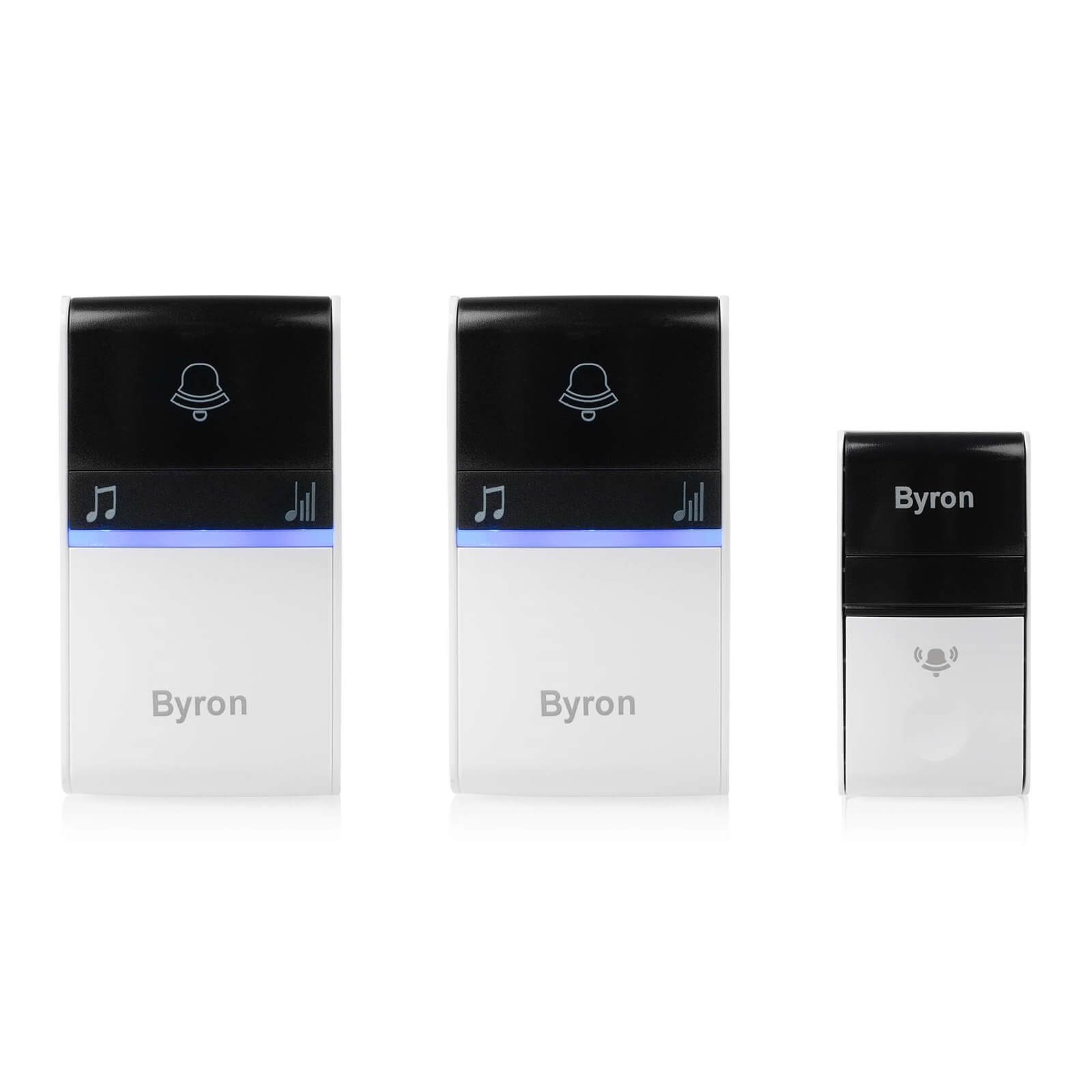Photo of Byron 23415uk 100m Twin Plug-in Wireless Kinetic Doorbell Set