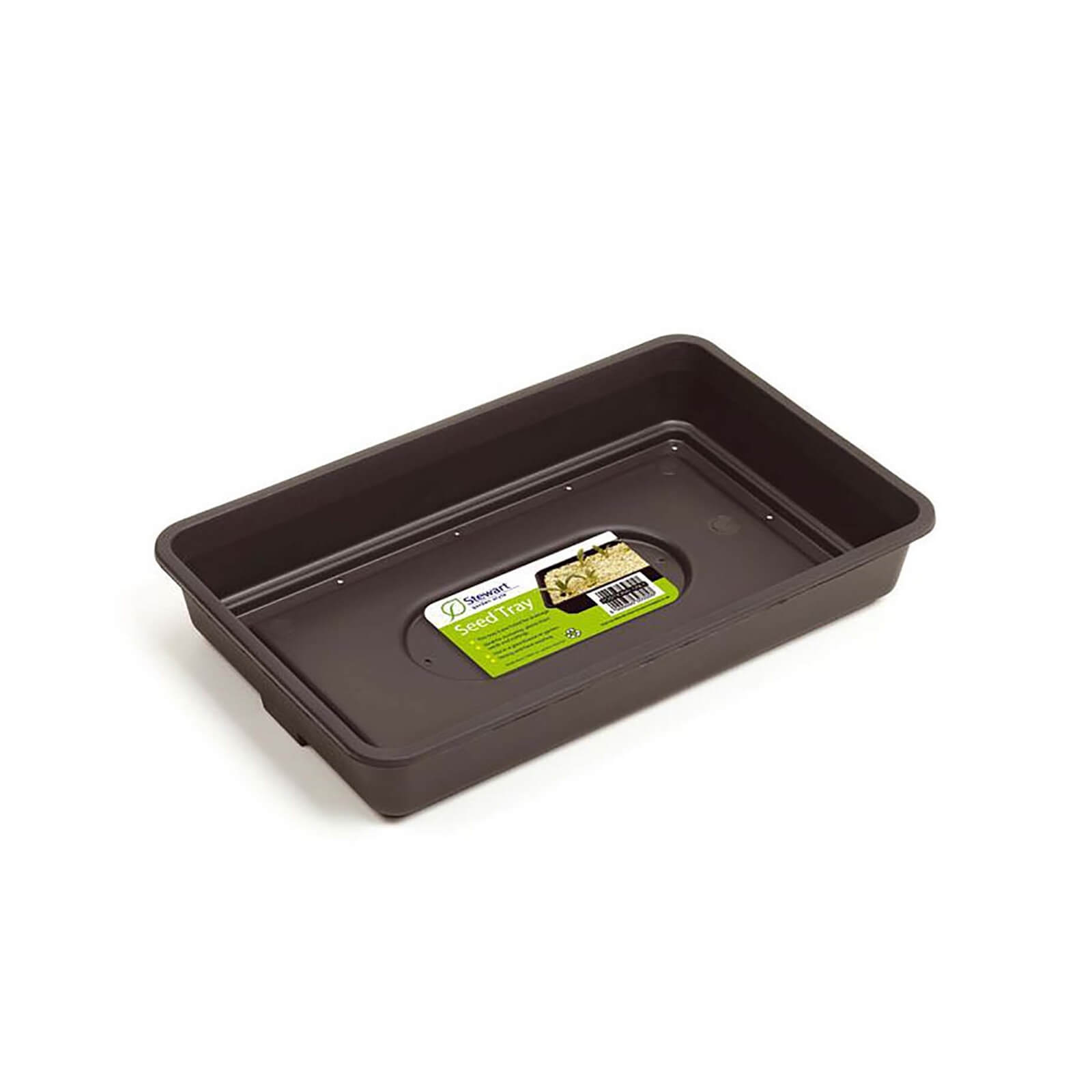 Photo of Seed Tray With Holes - 38cm / Black