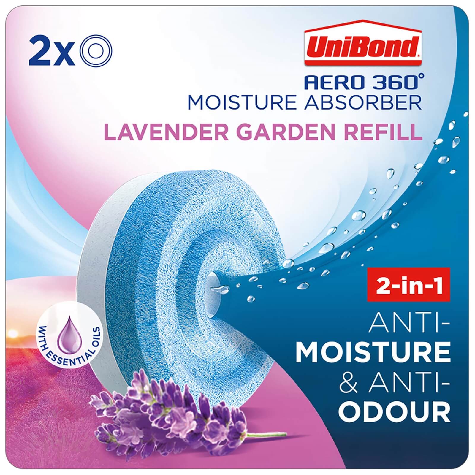 Photo of Unibond Aero 360 Lavender Refills X2