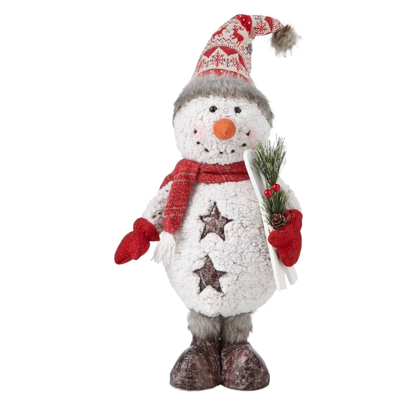 Photo of Standing Snowman Christmas Decoration - 50cm