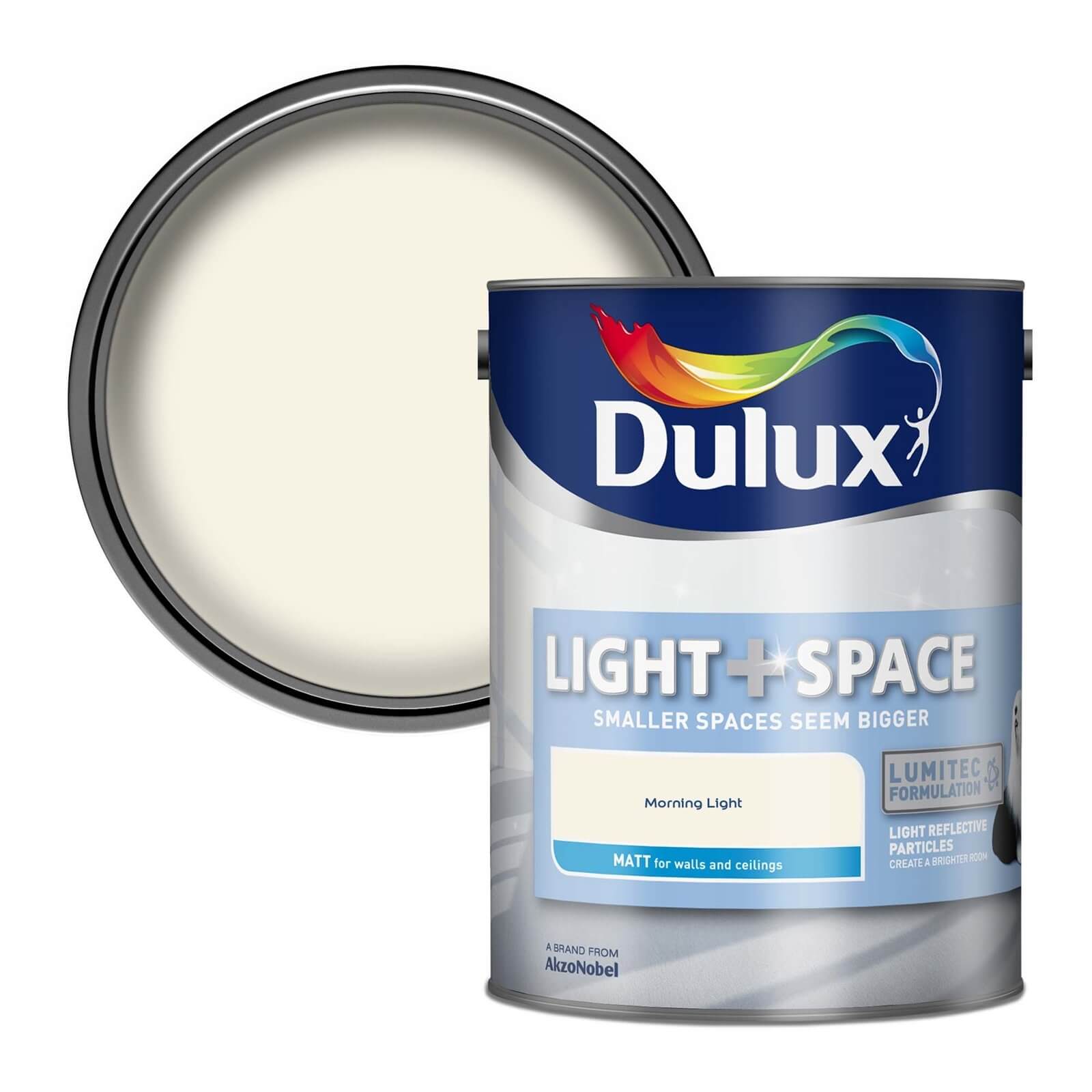 Photo of Dulux Light & Space Morning Light - Matt Emulsion Paint - 5l
