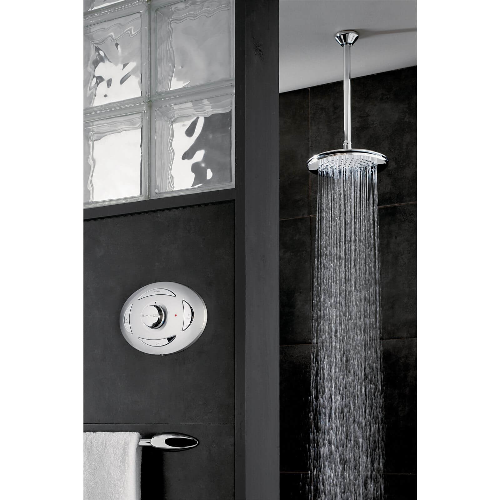 Photo of Triton Digital Mixer Shower With Fixed Showerhead - Unpumped