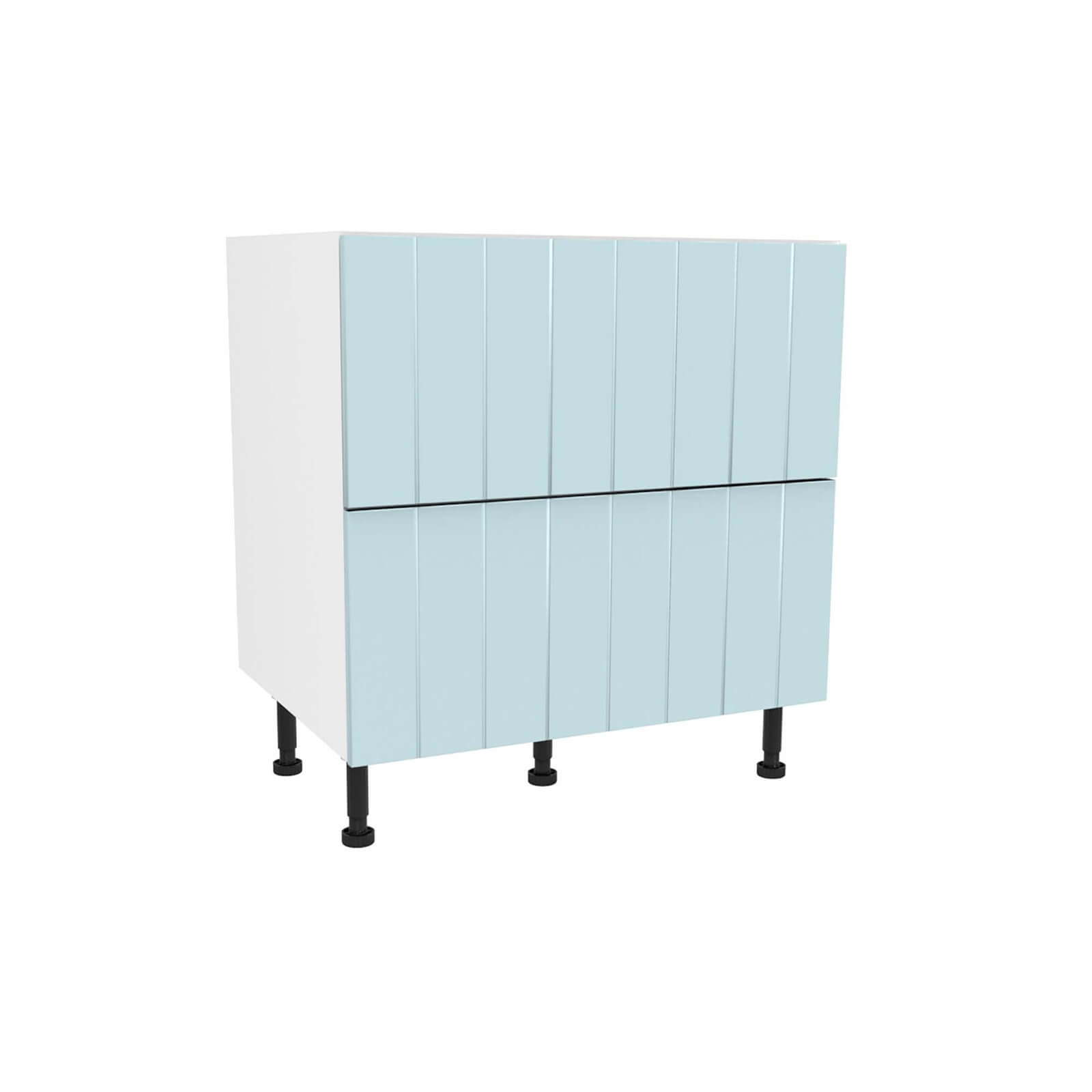Photo of Country Light Blue 800mm Pan Drawer Premium Unit