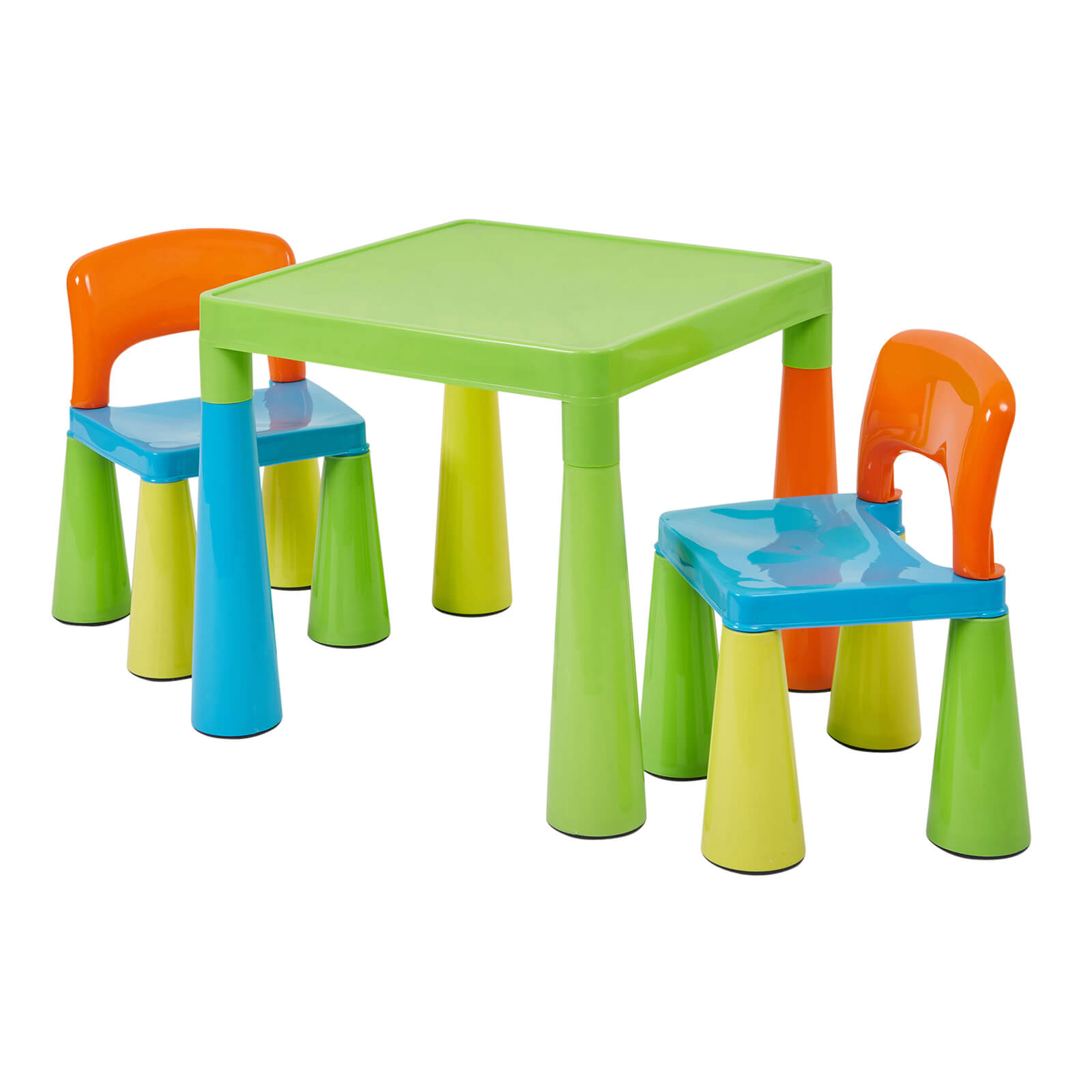 Photo of Classic Multicoloured Table And 2 Chairs