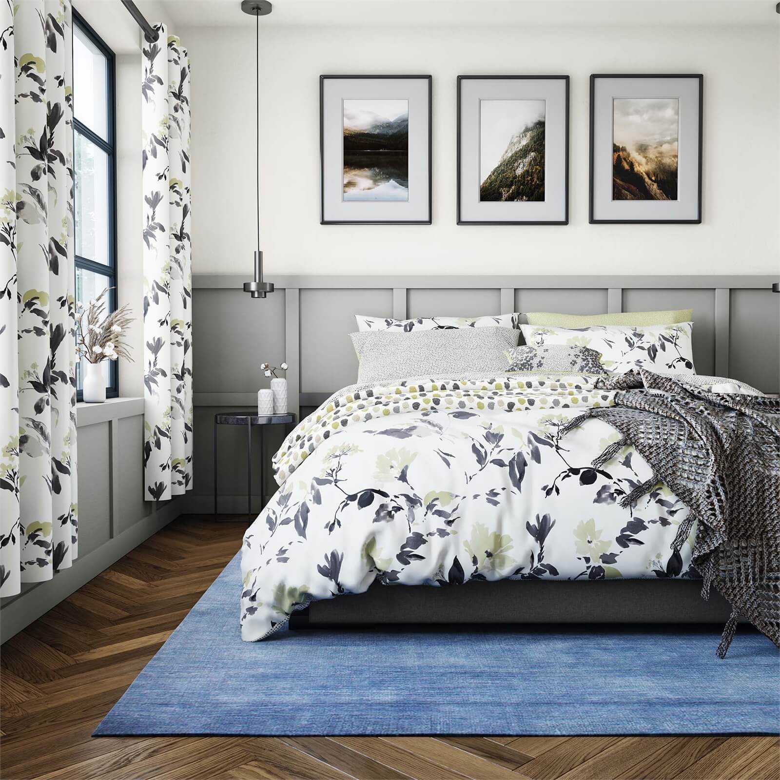 Peregrine Cover Set -  King Size - Charcoal
