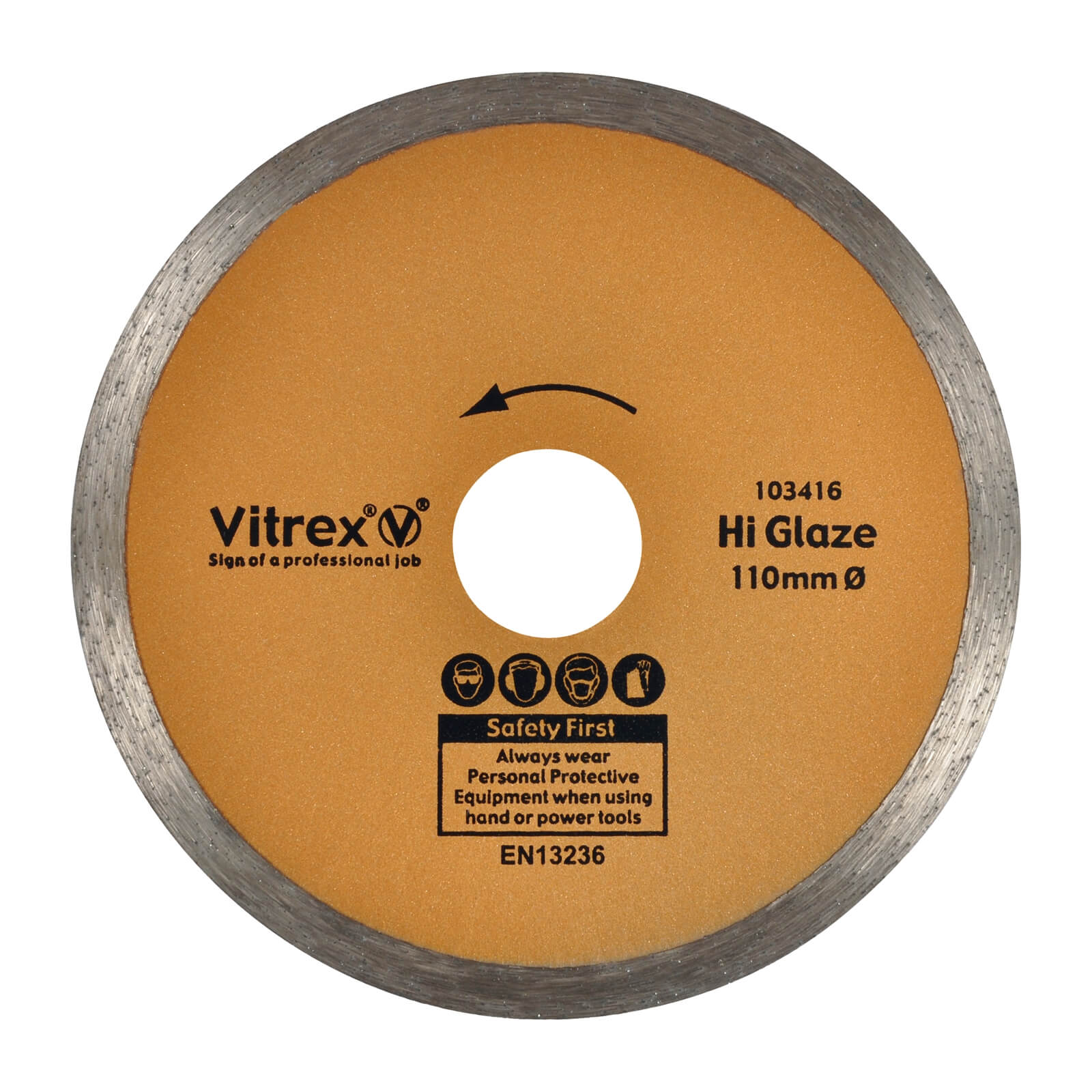 Photo of Vitrex 110mm Hi-glaze Blade For Wet Saws