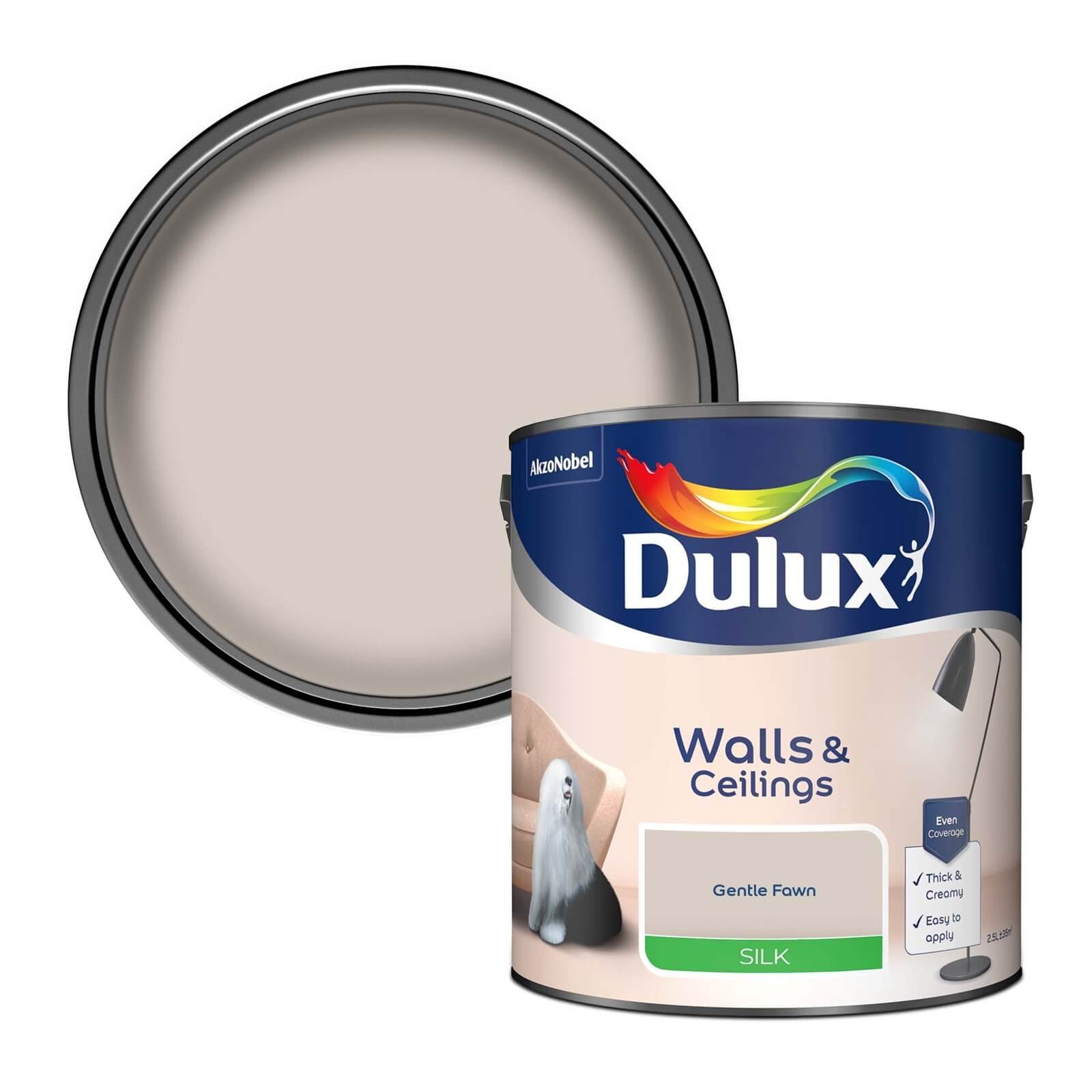 Dulux Silk Emulsion Paint Gentle Fawn - 2.5L