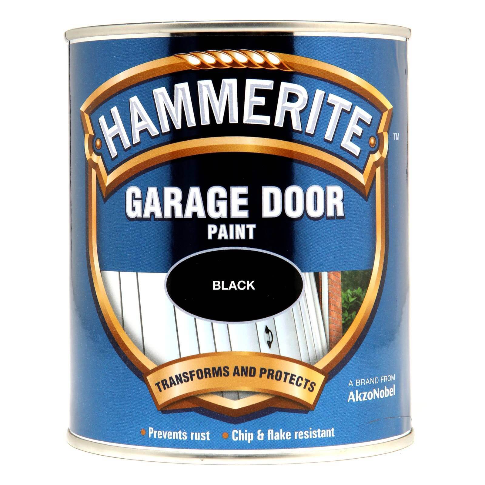 Hammerite Garage Door Paint Black - 750ml
