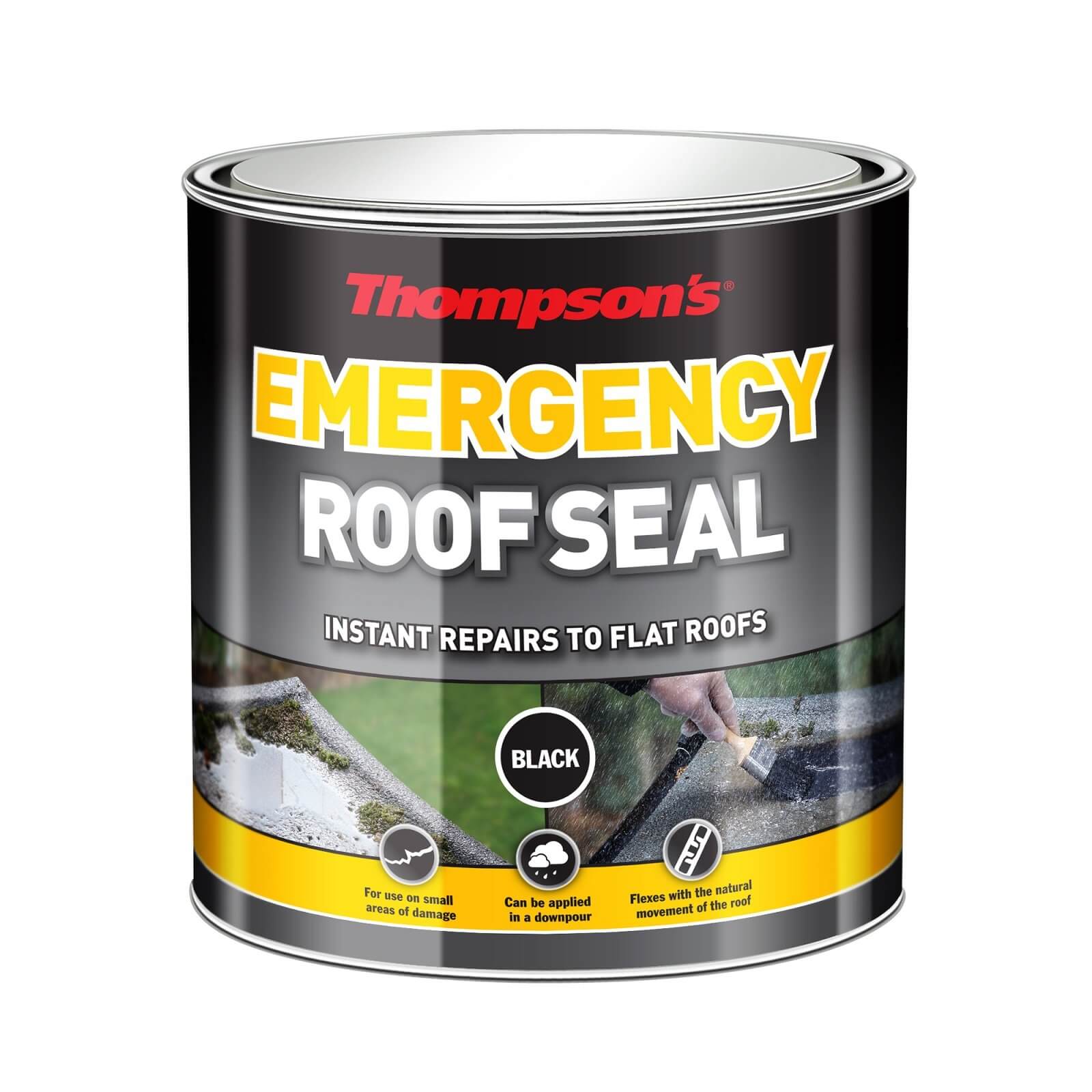 Photo of Thompsons Emergency Roof Seal - Black - 1l
