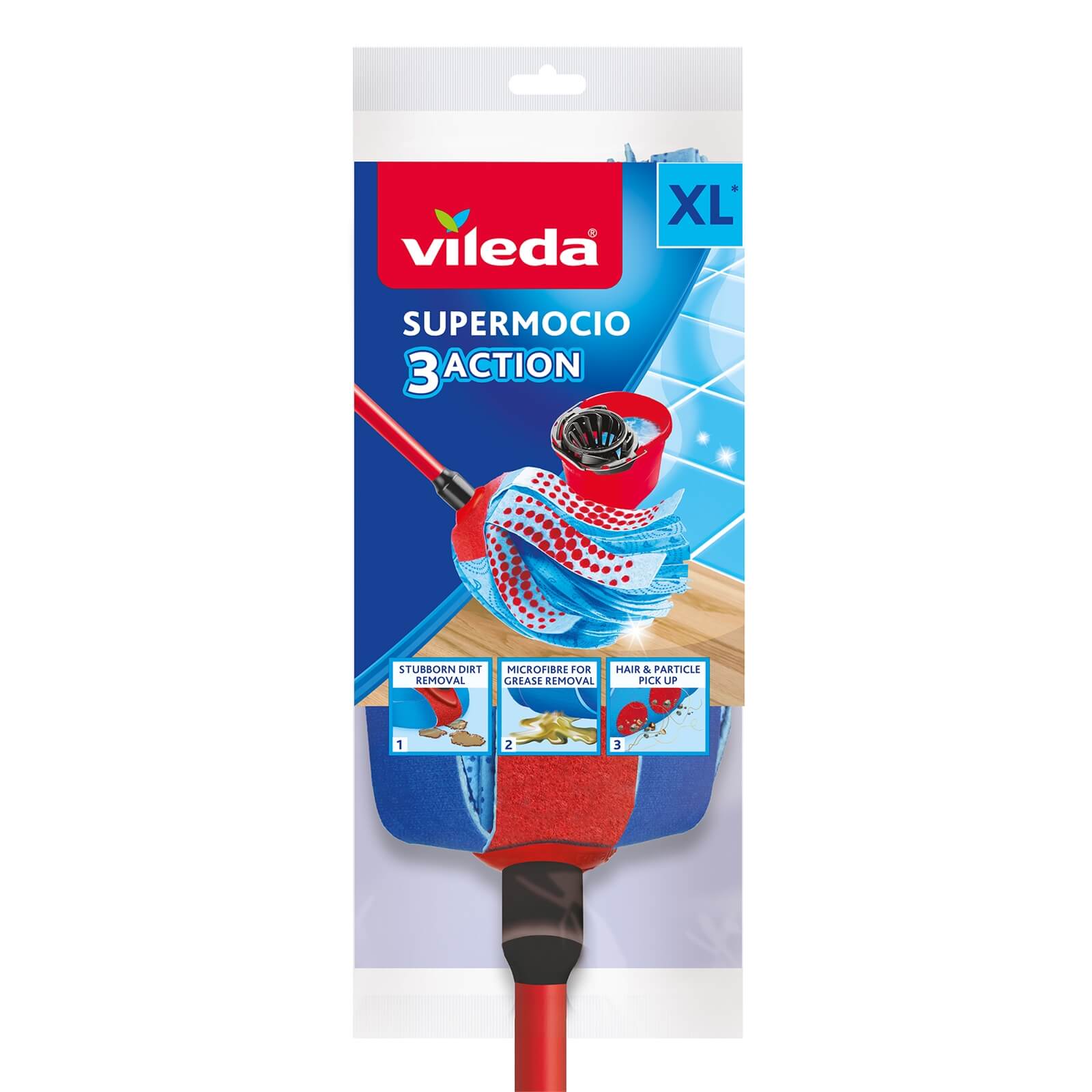 Vileda Vileda SuperMocio 3 Action XL Mop Red | 