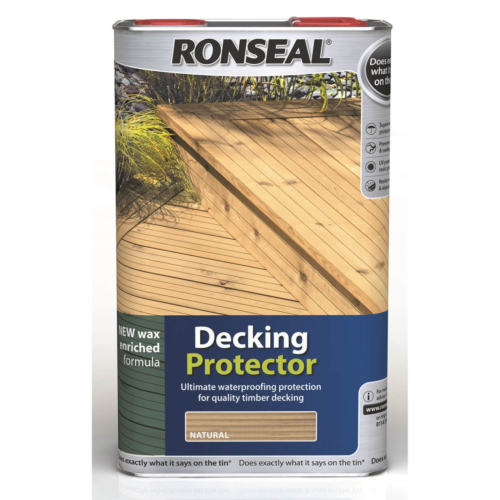 Ronseal Decking Protector - Natural - 5L