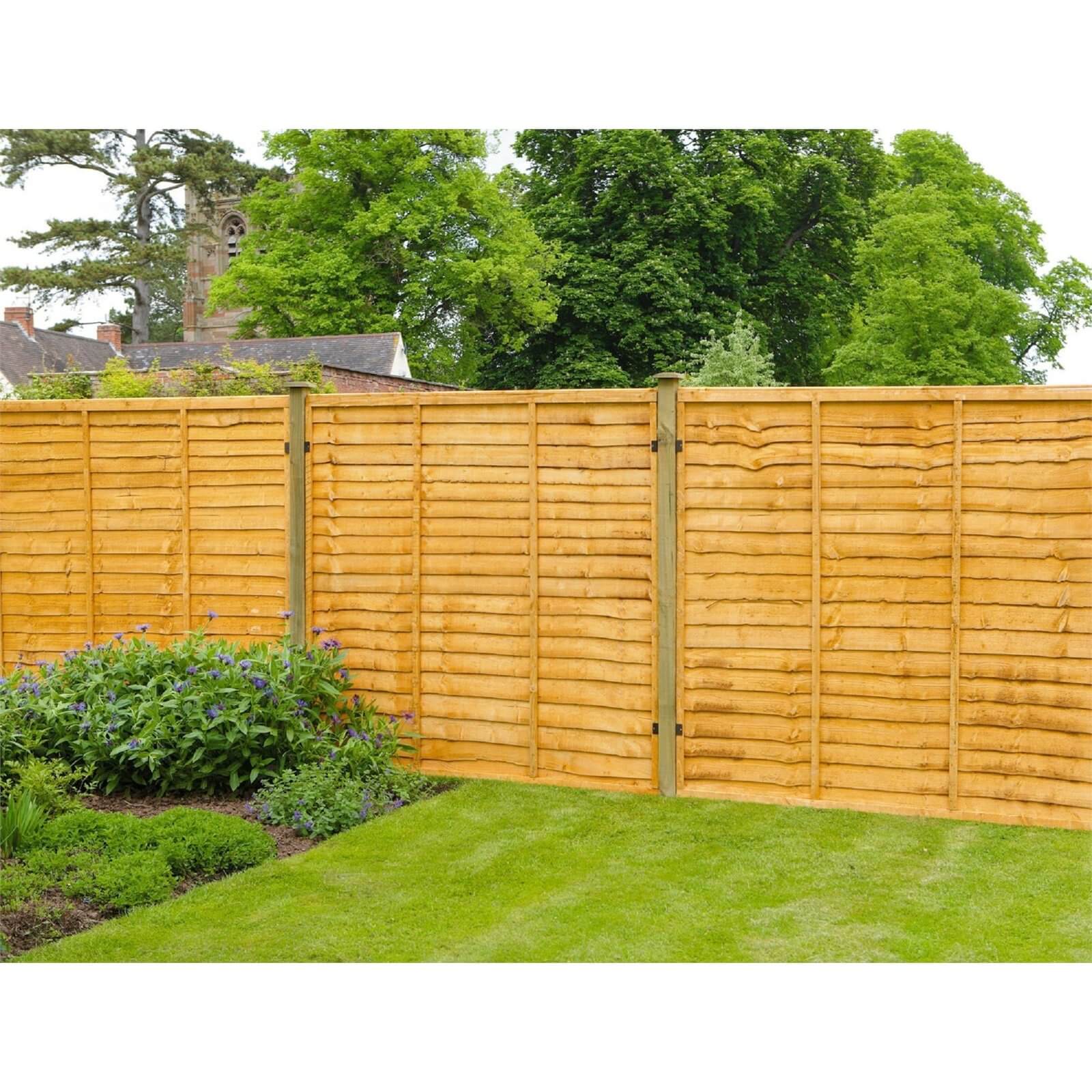 Photo of Forest Lap Fence Panel - 6x4ft