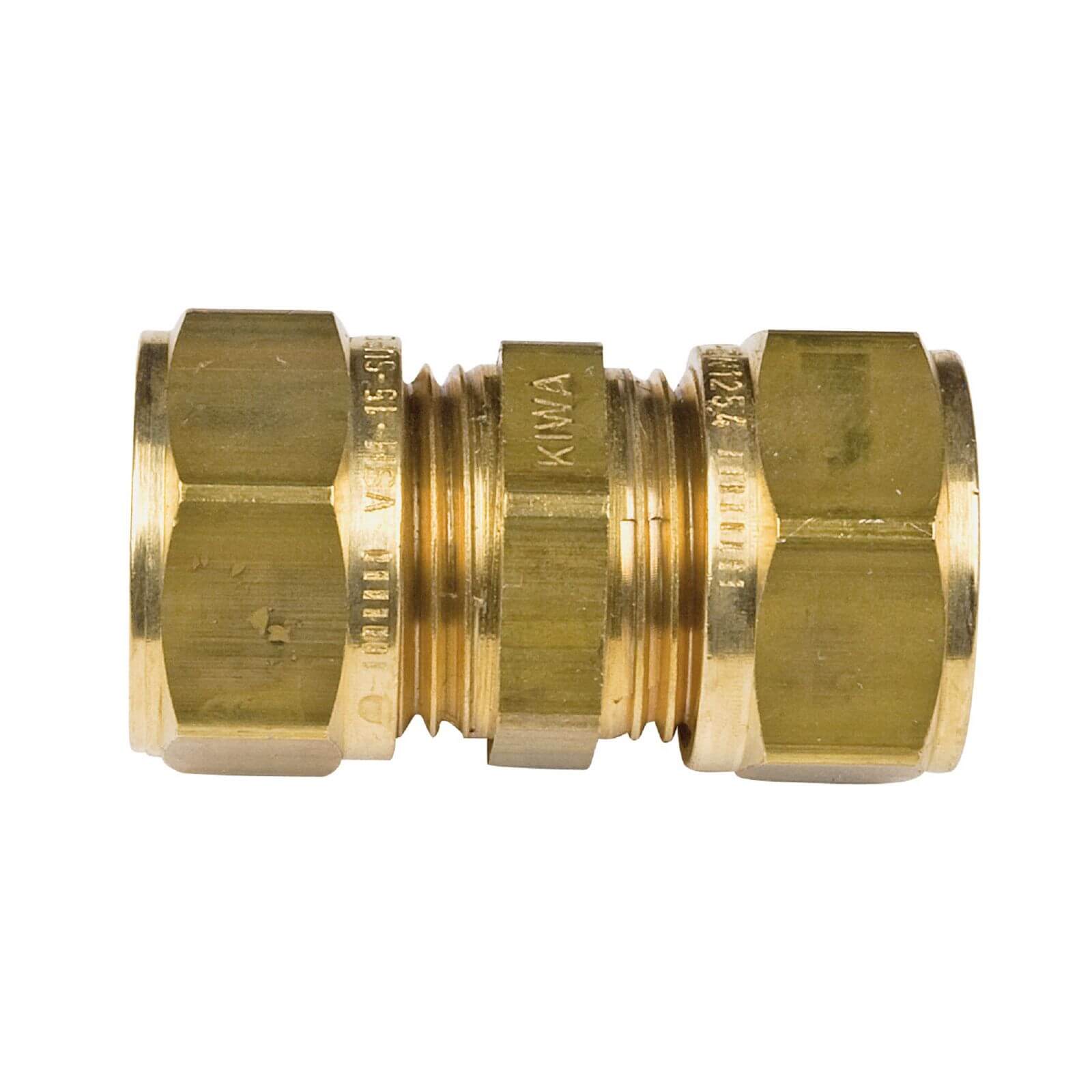 Photo of Compression Connector - Brass - 15mm