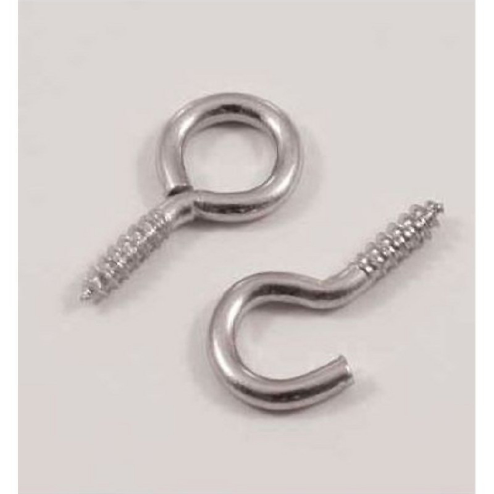 Photo of Screw Hooks And Eyes - Zinc Plated - 8 Pairs