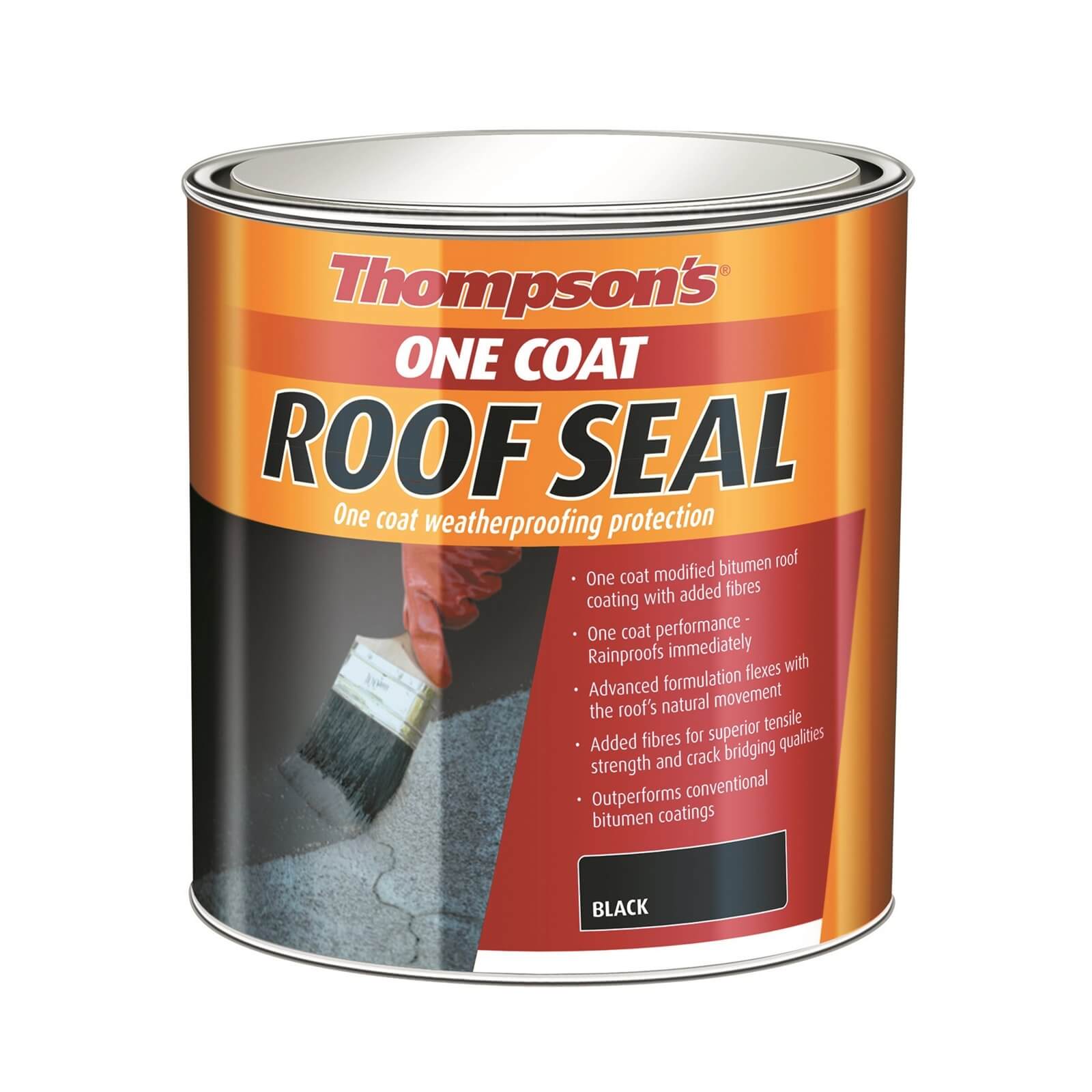 Photo of Thompsons Black One Coat Roof Seal - 5l
