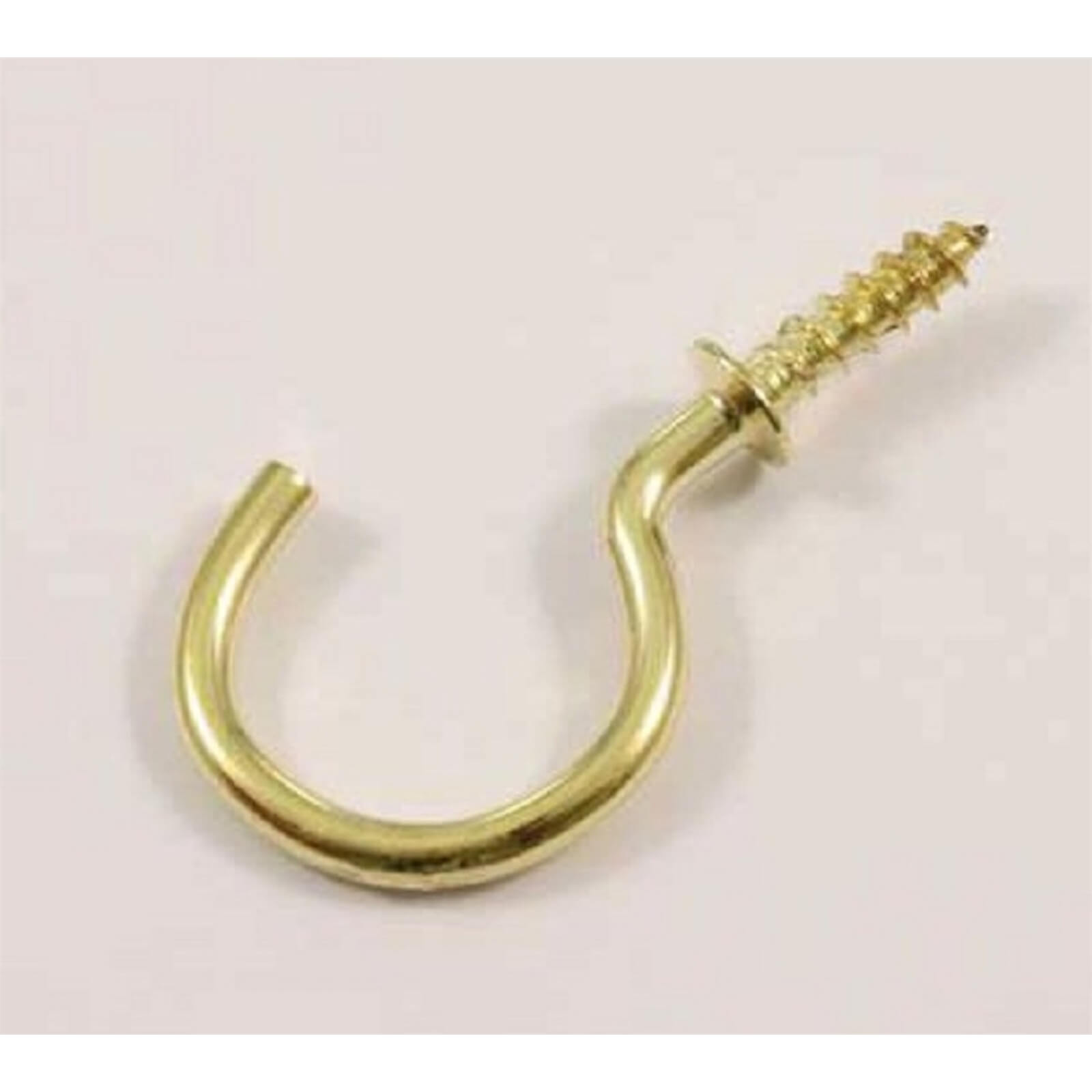 Photo of Round Cup Hook - Brass - 25 Pack