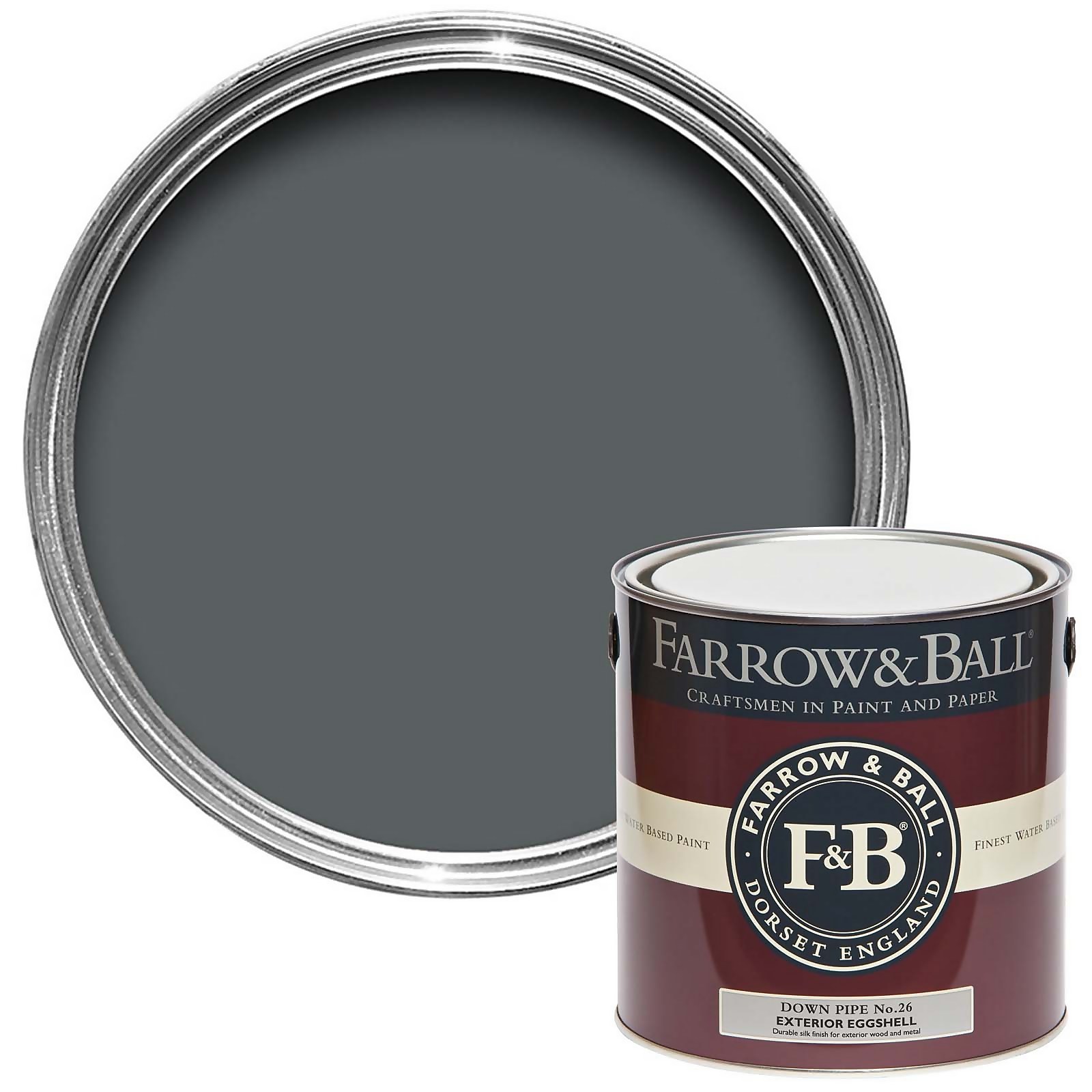 Photo of Farrow & Ball Exterior Eggshell Down Pipe - 2.5l