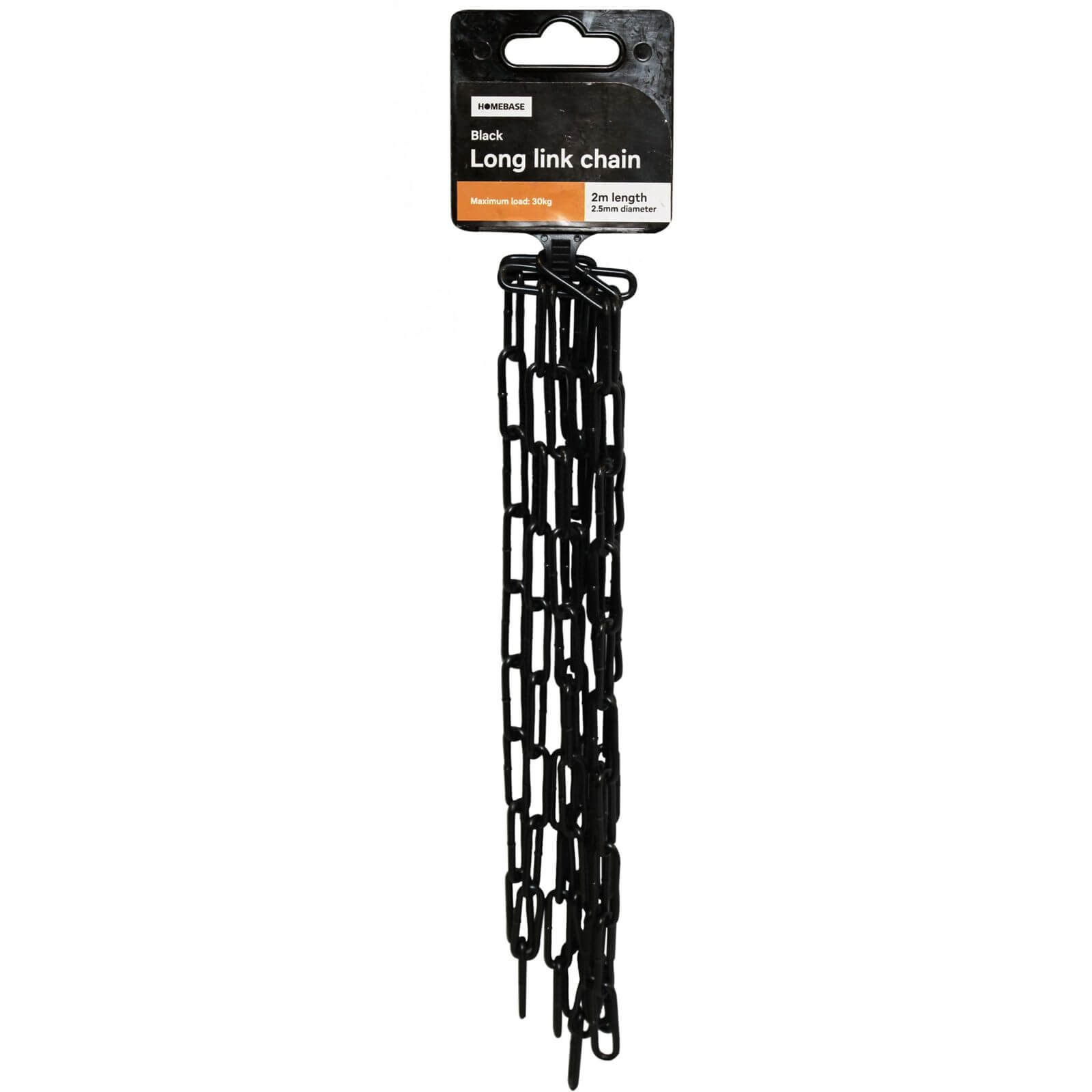 Photo of Long Link Chain - Black - 2.5 X 2000mm