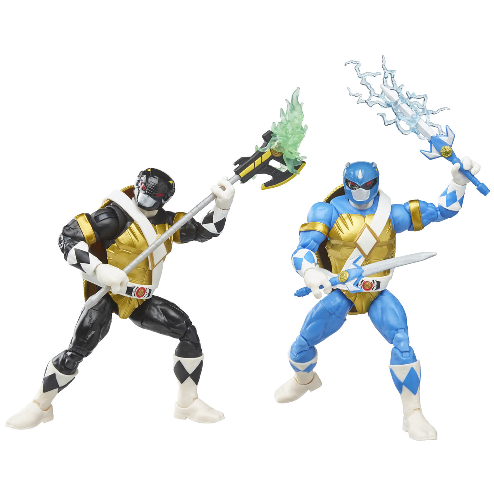Hasbro Power Rangers X Teenage Mutant Ninja Turtles Morphed Donatello and Morphed Leonardo Action Figures 2 Pack