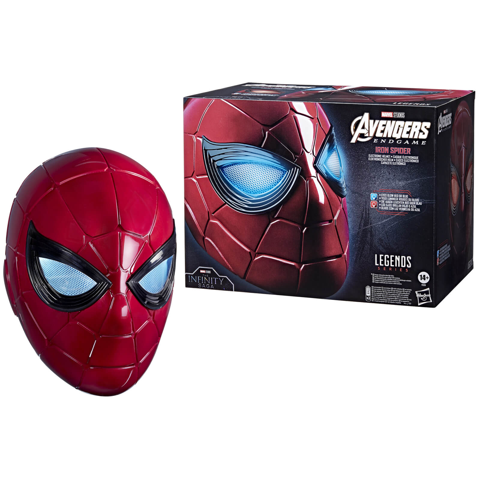Hasbro Marvel Legends Series Casco Elettronico Replica Iron Spider Spider-Man