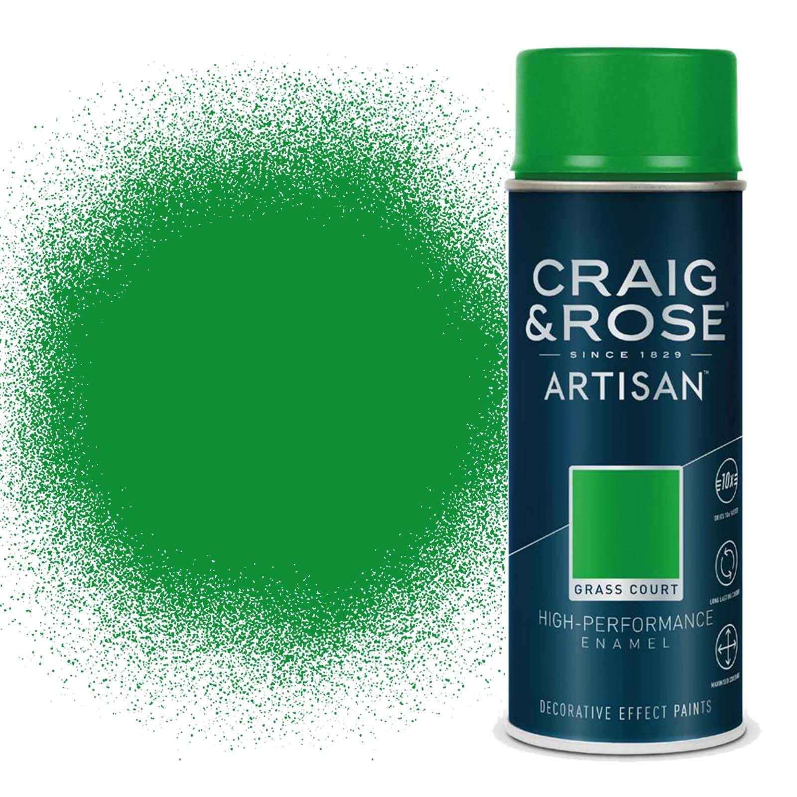 Photo of Craig & Rose Artisan Enamel Gloss Spray Paint - Grass Court - 400ml
