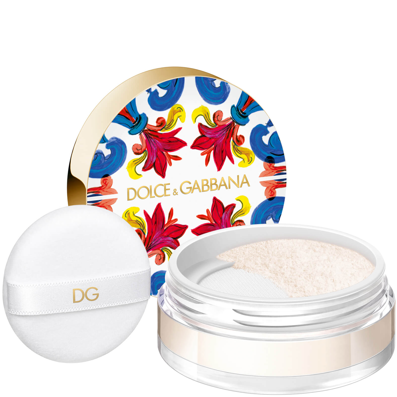 Image of Dolce&Gabbana Solar Glow Translucent Loose Setting Powder 10g (Various Shades) - 1 Crystal
