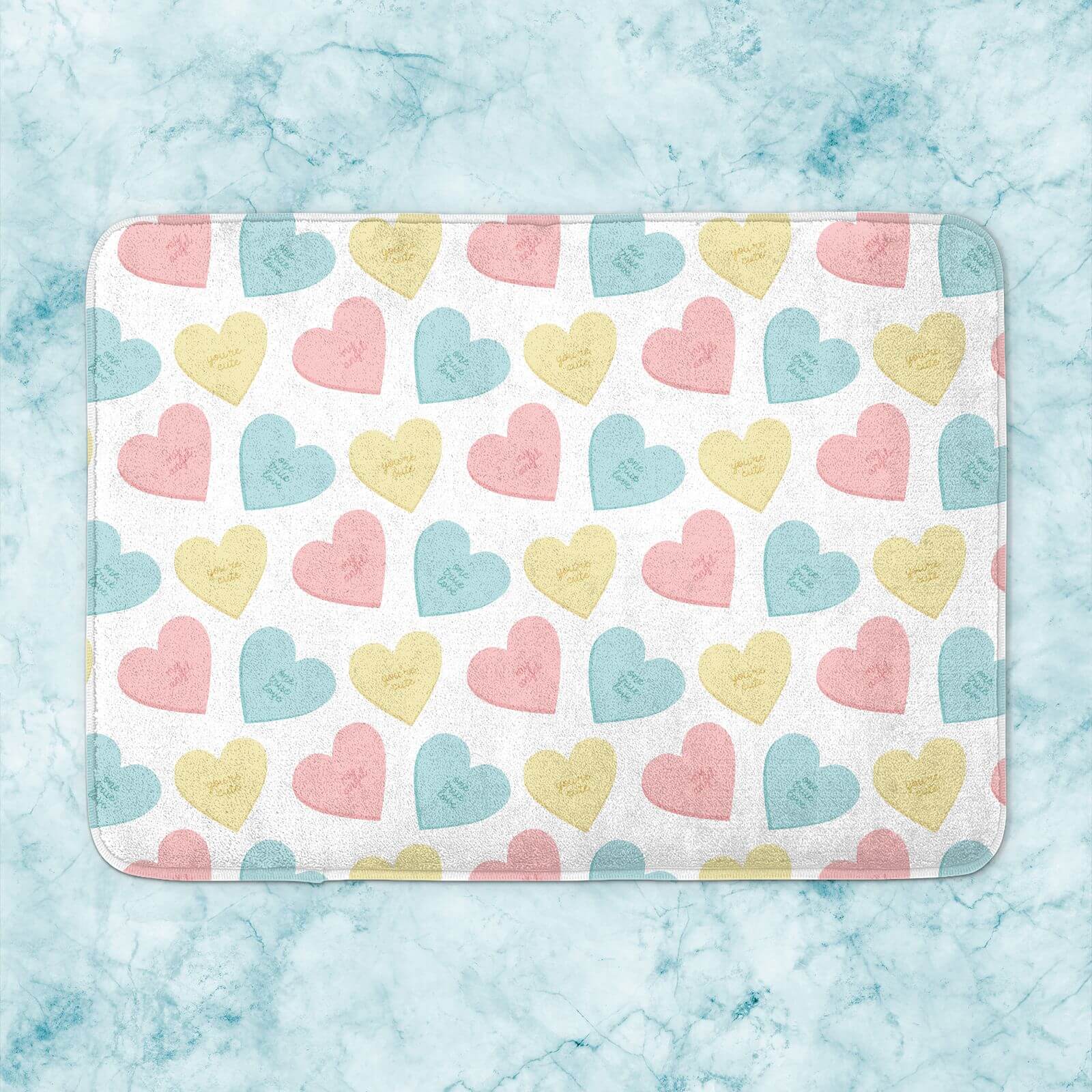 Heart Sweets Bath Mat