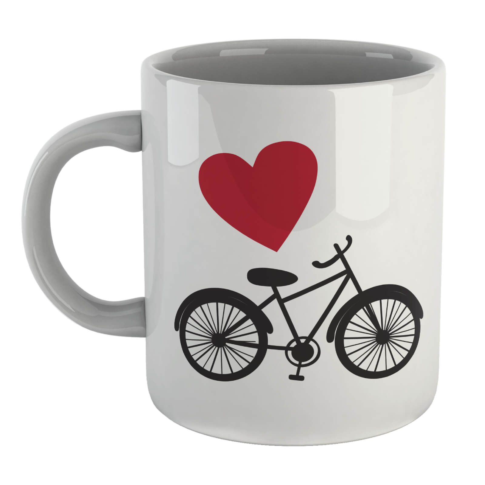 Love Bicycle Left Mug