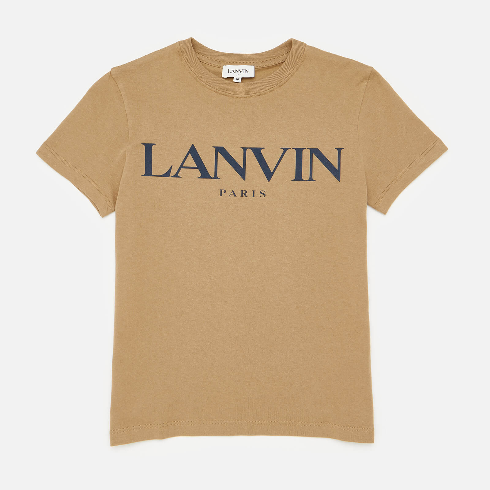 Lanvin Boys' Logo T-Shirt - Khaki - 6 Years