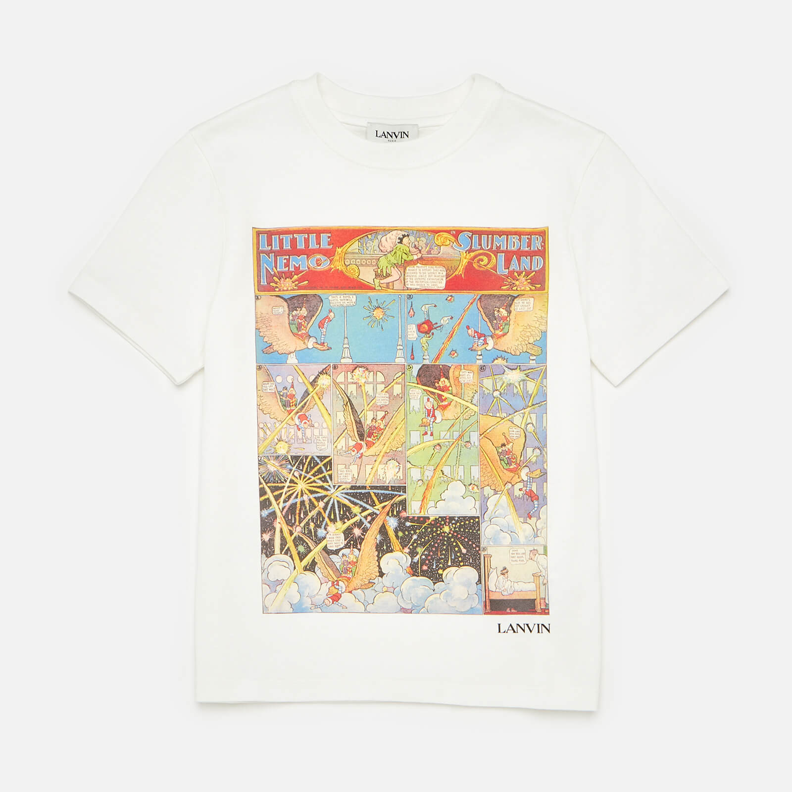 Lanvin Boys' Graphic T-Shirt - Offwhite - 6 Years