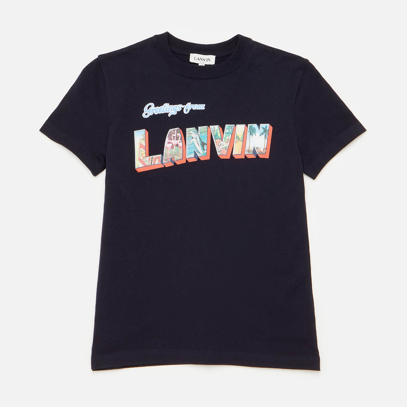 Lanvin Boys' Print T-Shirt - Navy - 6 Years