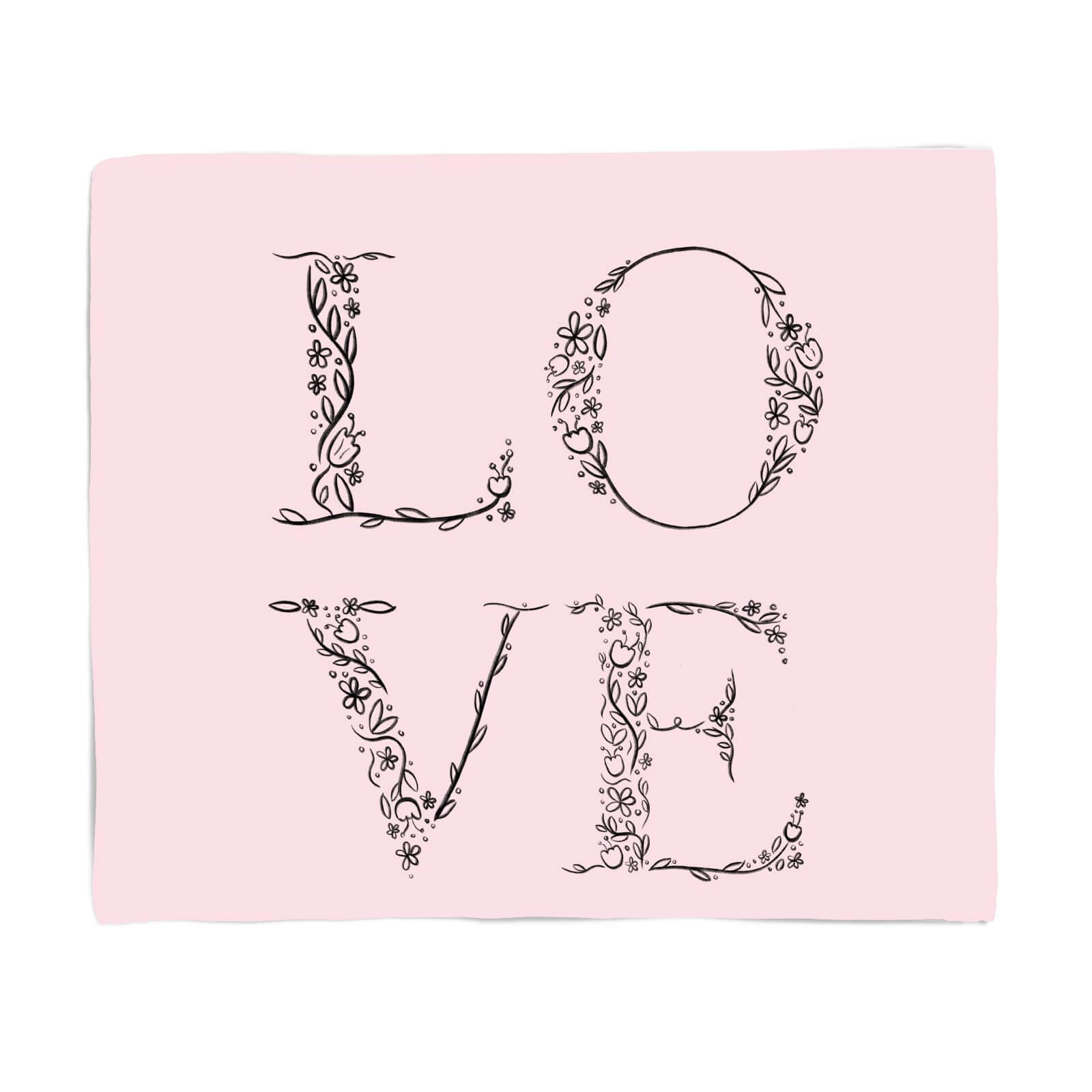 L.O.V.E Fleece Blanket