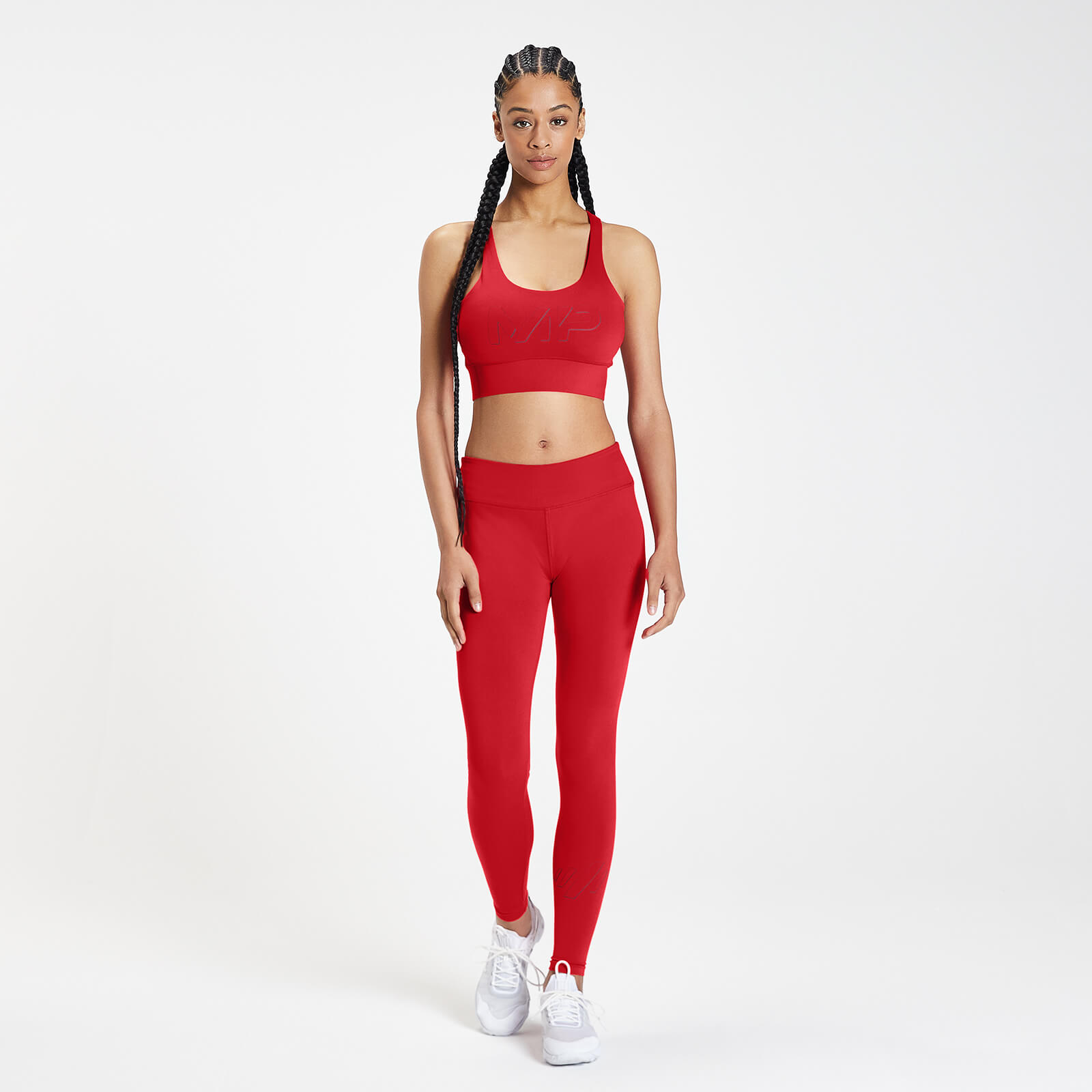 MP Damen Infinity Mark Training Sport-BH – Knallrot - XS