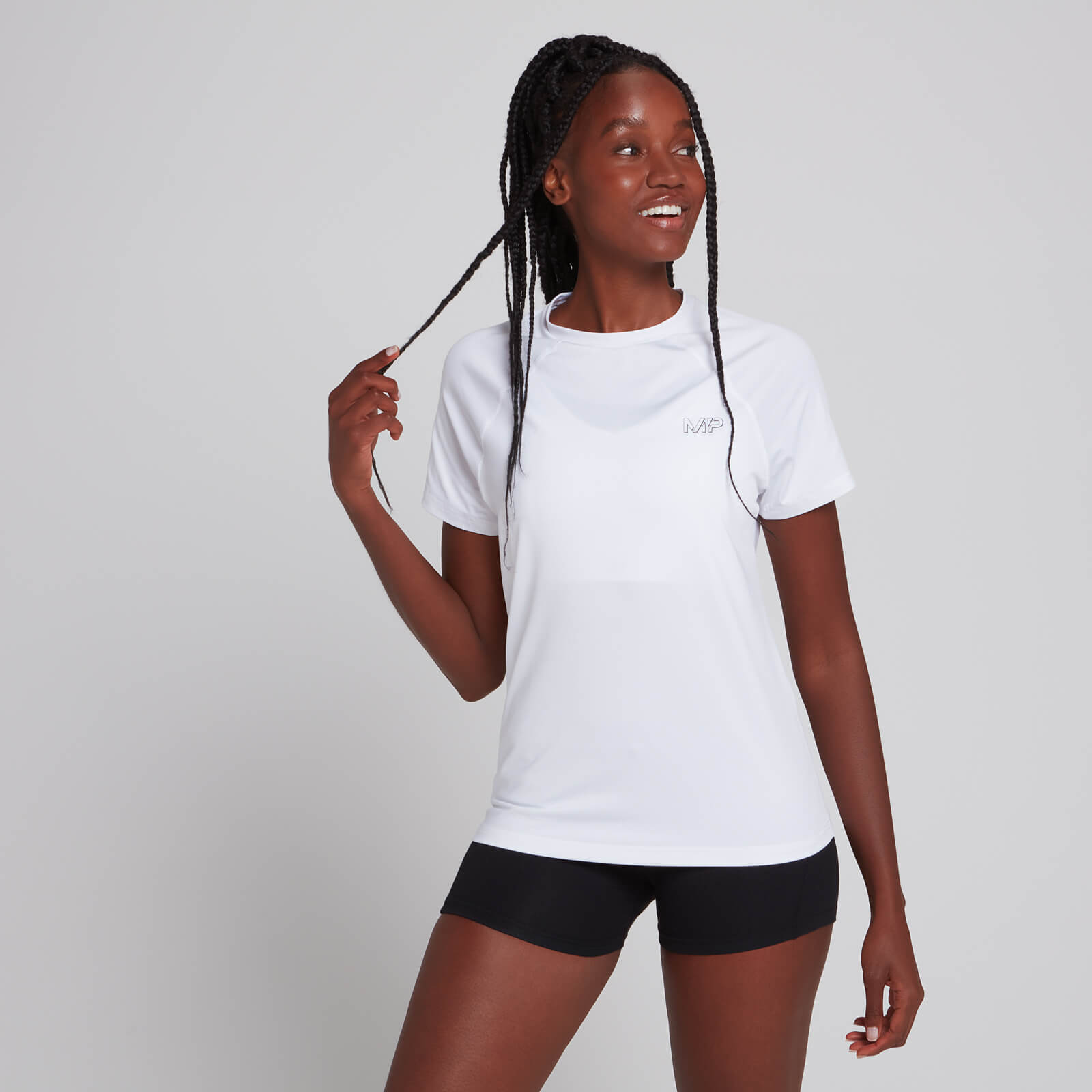 T-shirt d’entraînement MP Infinity Mark pour femmes – Blanc - XXS