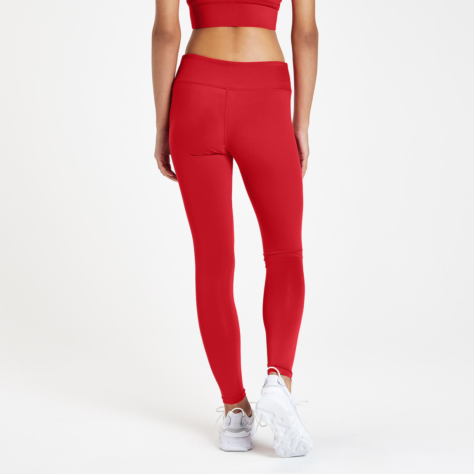 MP Damen Infinity Mark Trainingsleggings – Knallrot - S