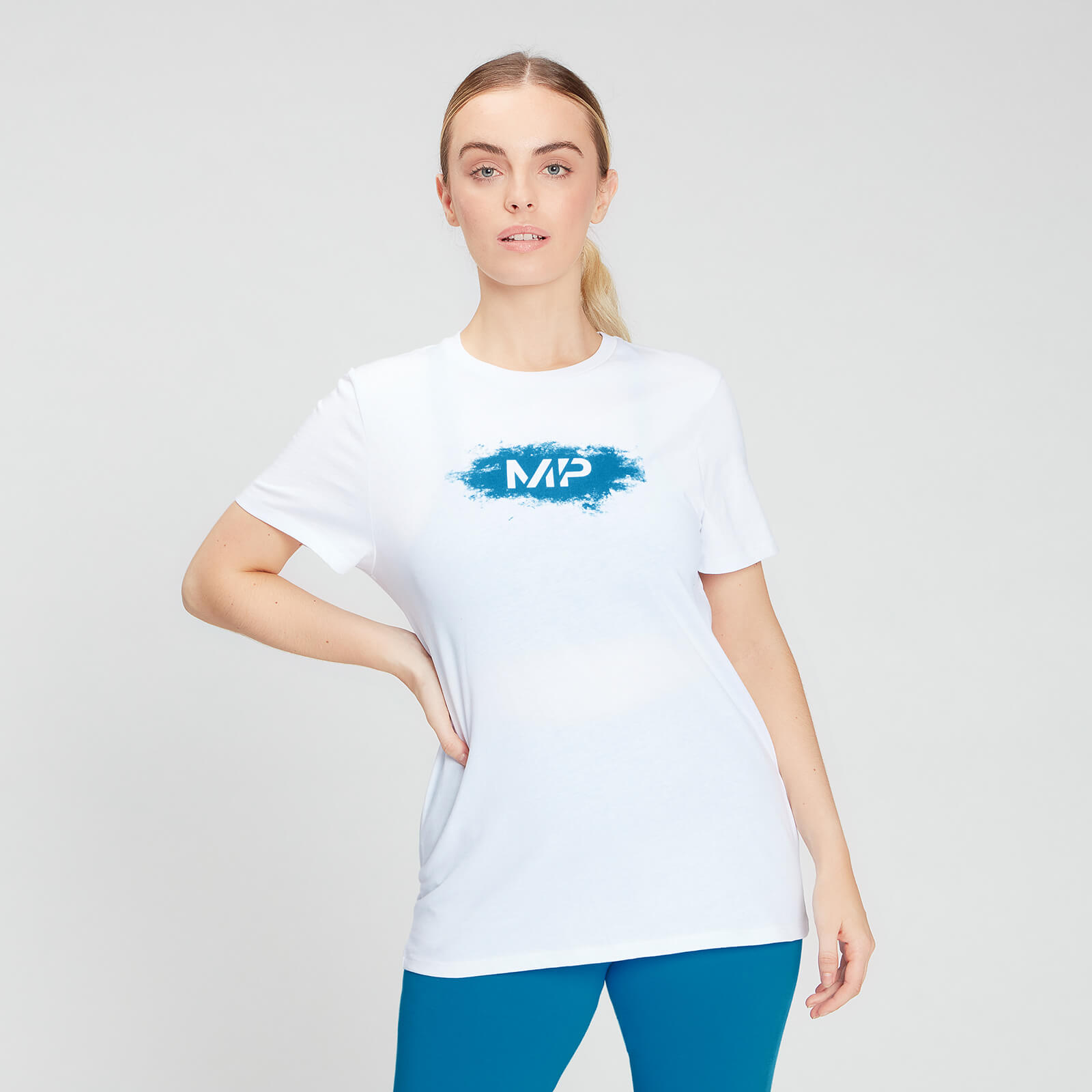 MP Women's Chalk Graphic T-Shirt - White - S