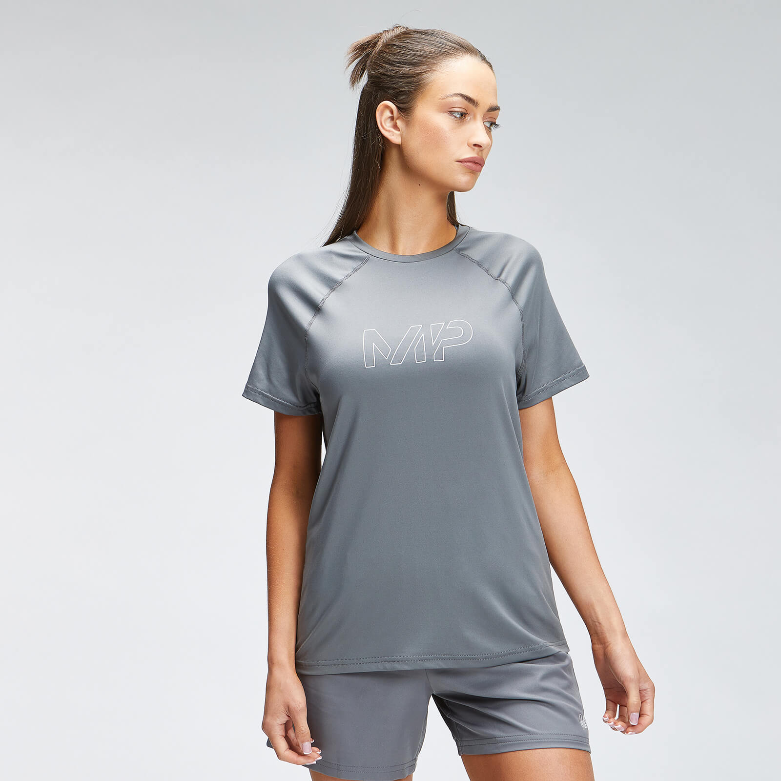 

MP Women's Repeat Mark Graphic Training T-Shirt - Carbon - XS