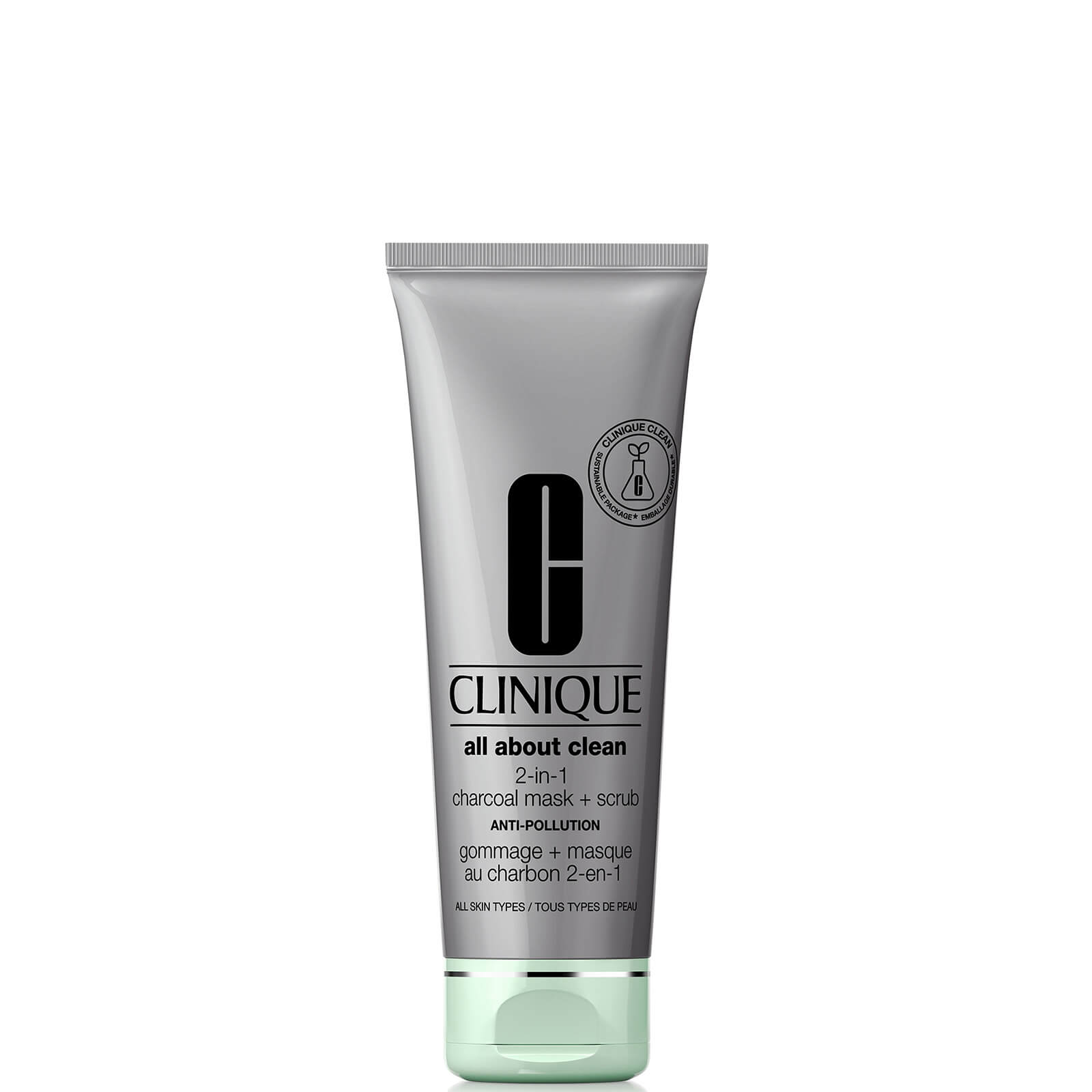 Clinique All About Clean 2-in-1 Charcoal Mask and Scrub 100ml