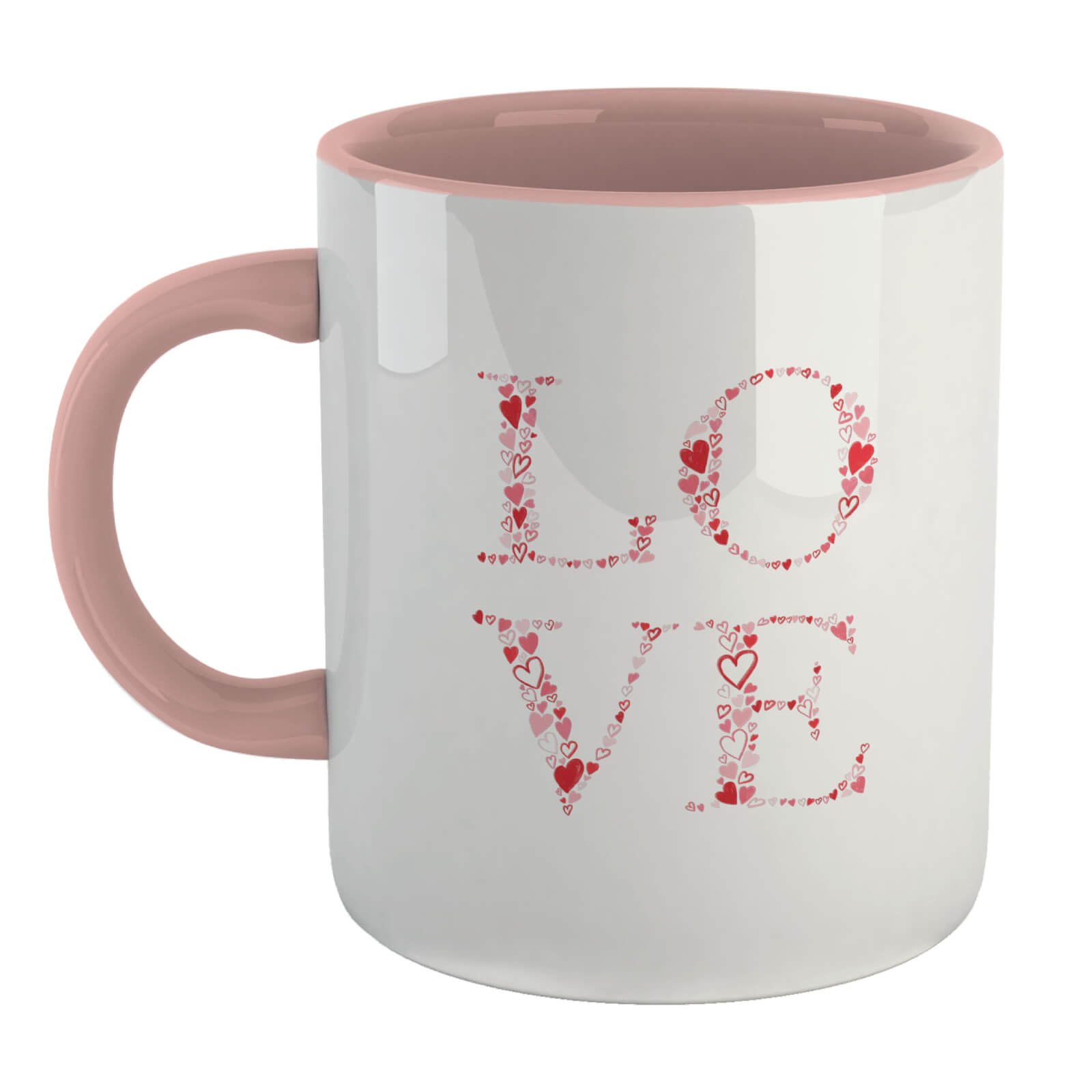 L.O.V.E Mug - White/Pink