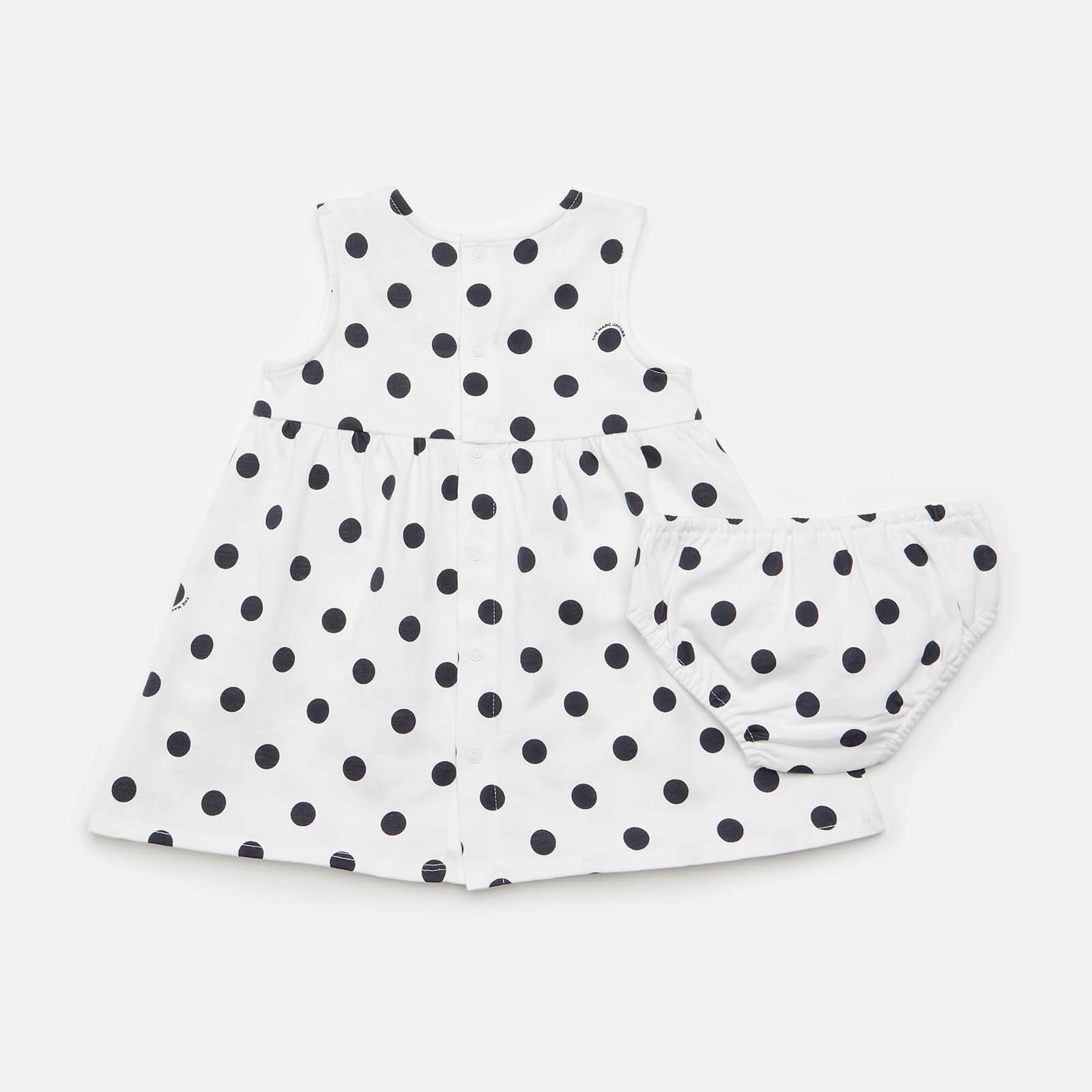 Little Marc Jacobs Baby Girls' Spotty Dress And Bloomer - White - 0-3 months