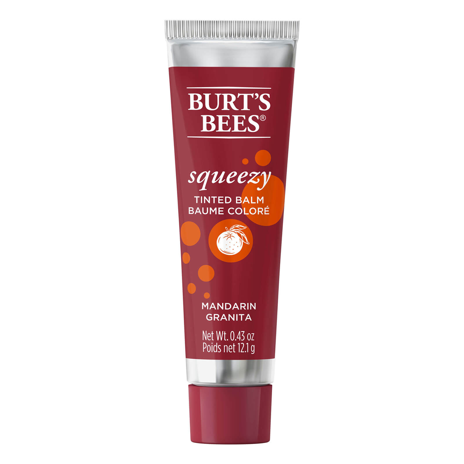 

Burt's Bees 100% Natural Origin Squeezy Tinted Lip Balm (Various Shades) - Mandarin Granita